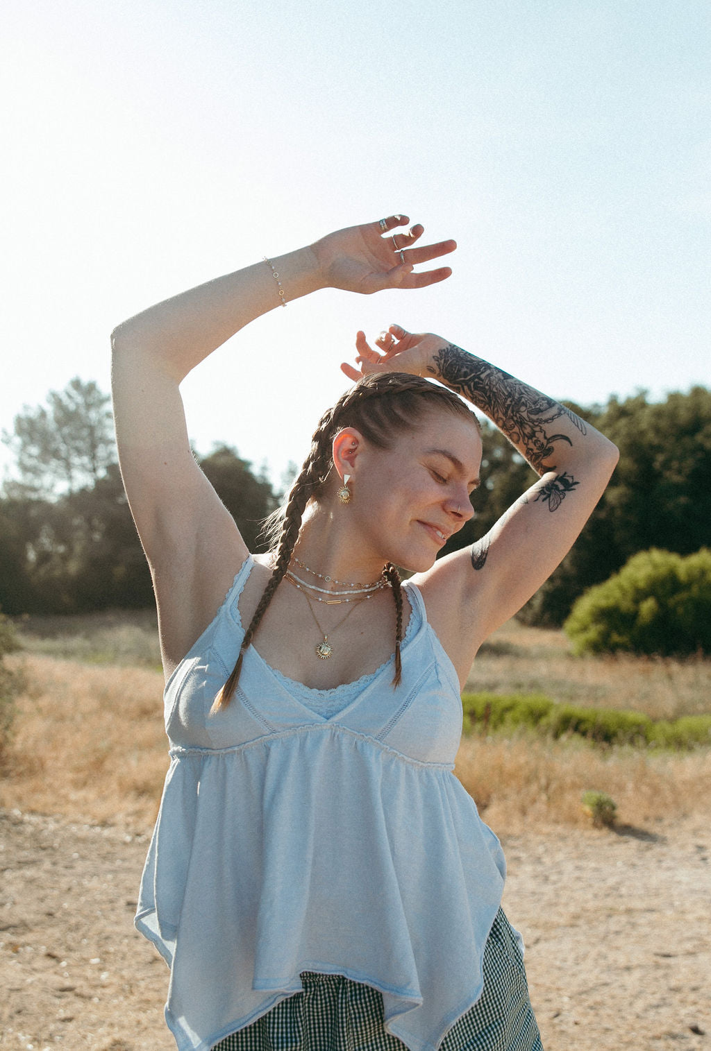 Sol Earrings – Gold Sun Face Statement Celestial Jewelry