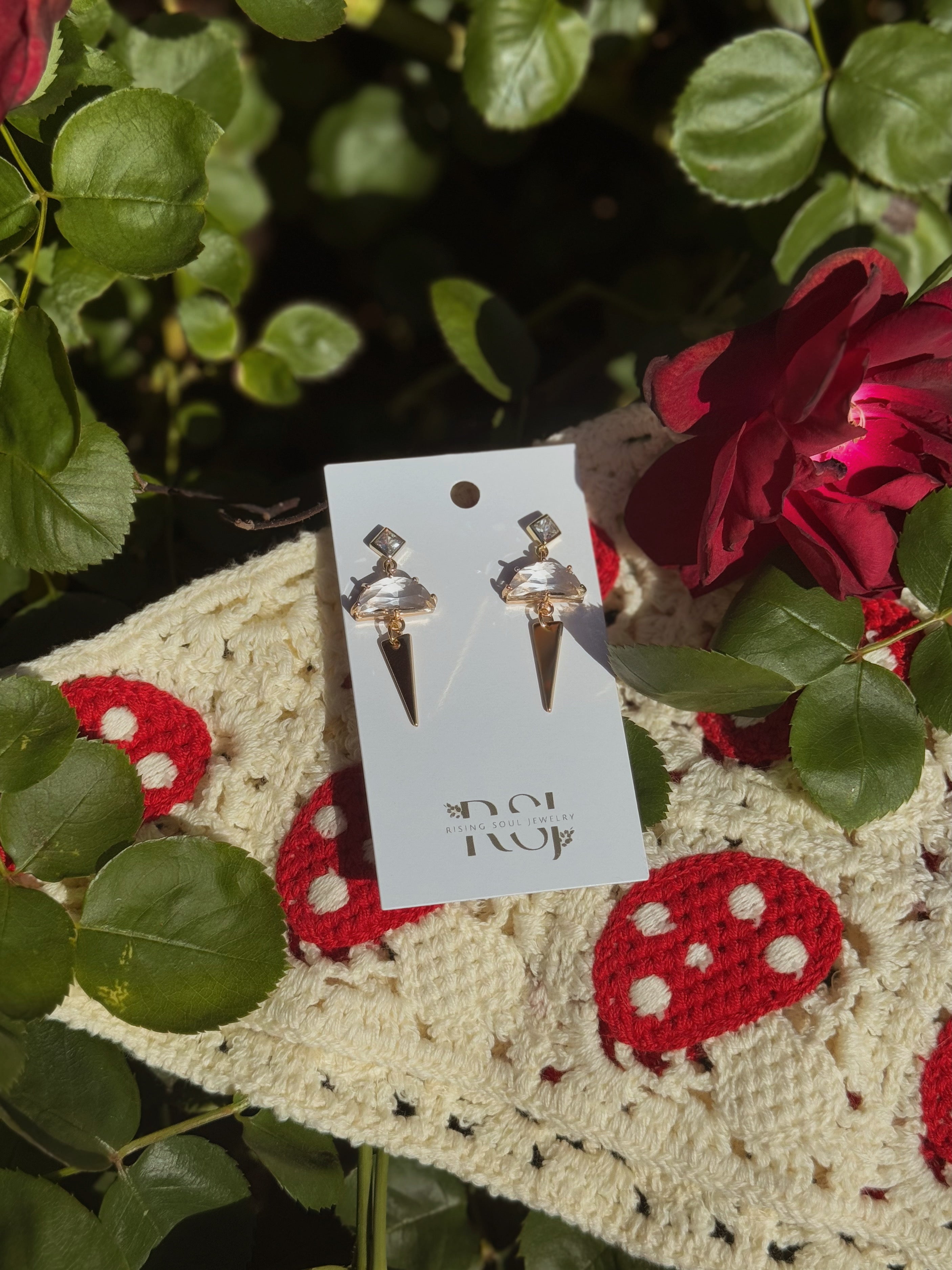 Mushroom Earrings