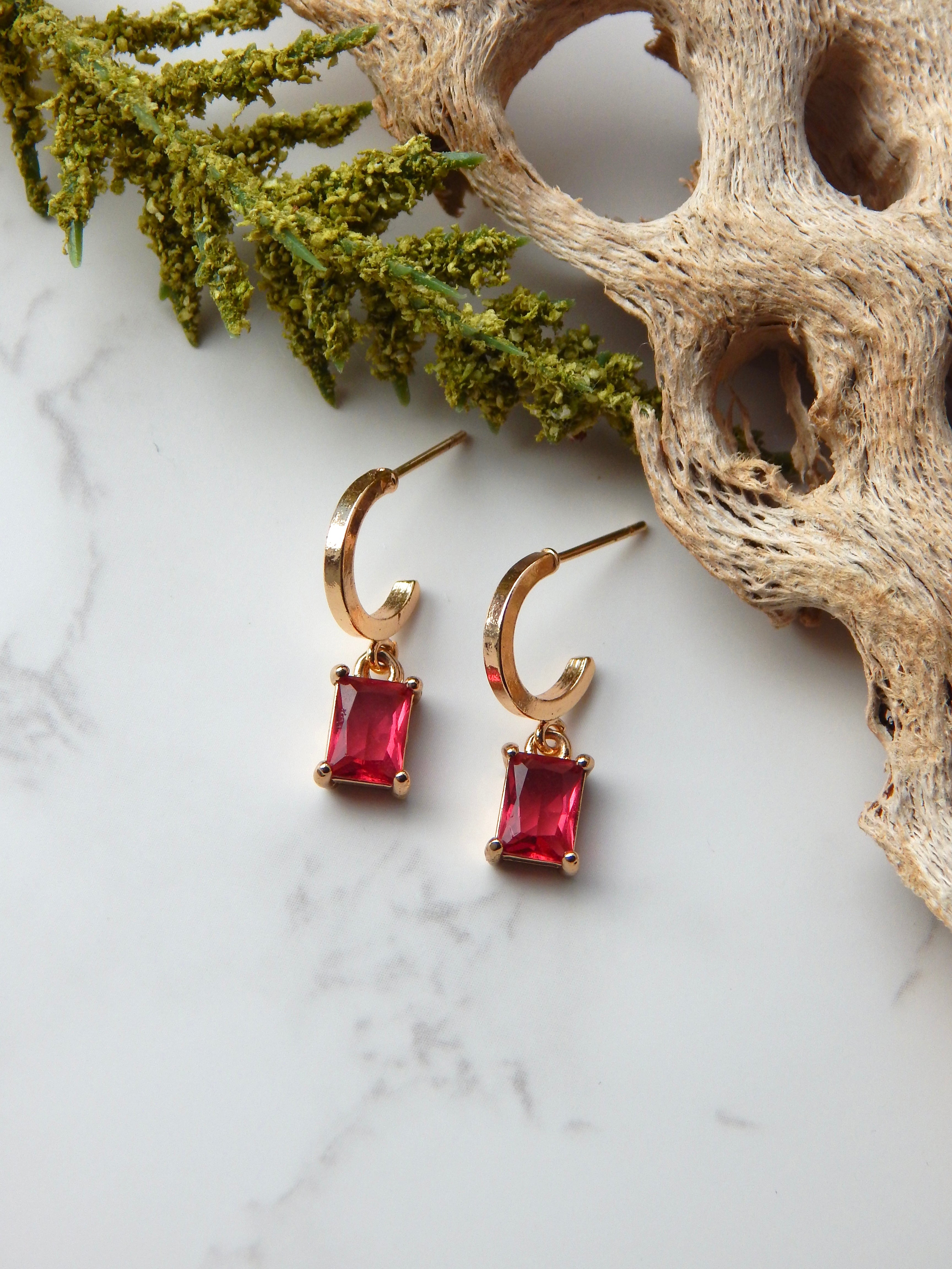 Poppy Hoop Earrings