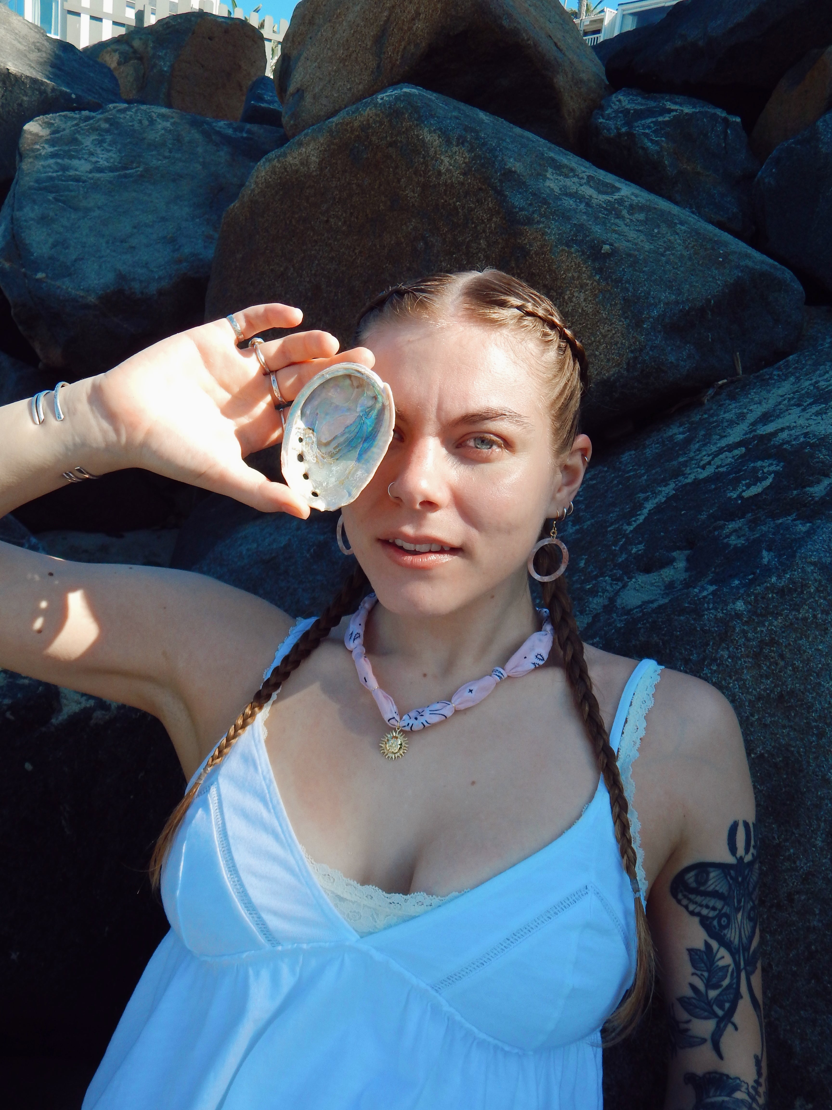 Radiant Sol Bandana Charm Necklace – Adjustable 20” Max | 18k Gold Sun Face with CZ Eyes