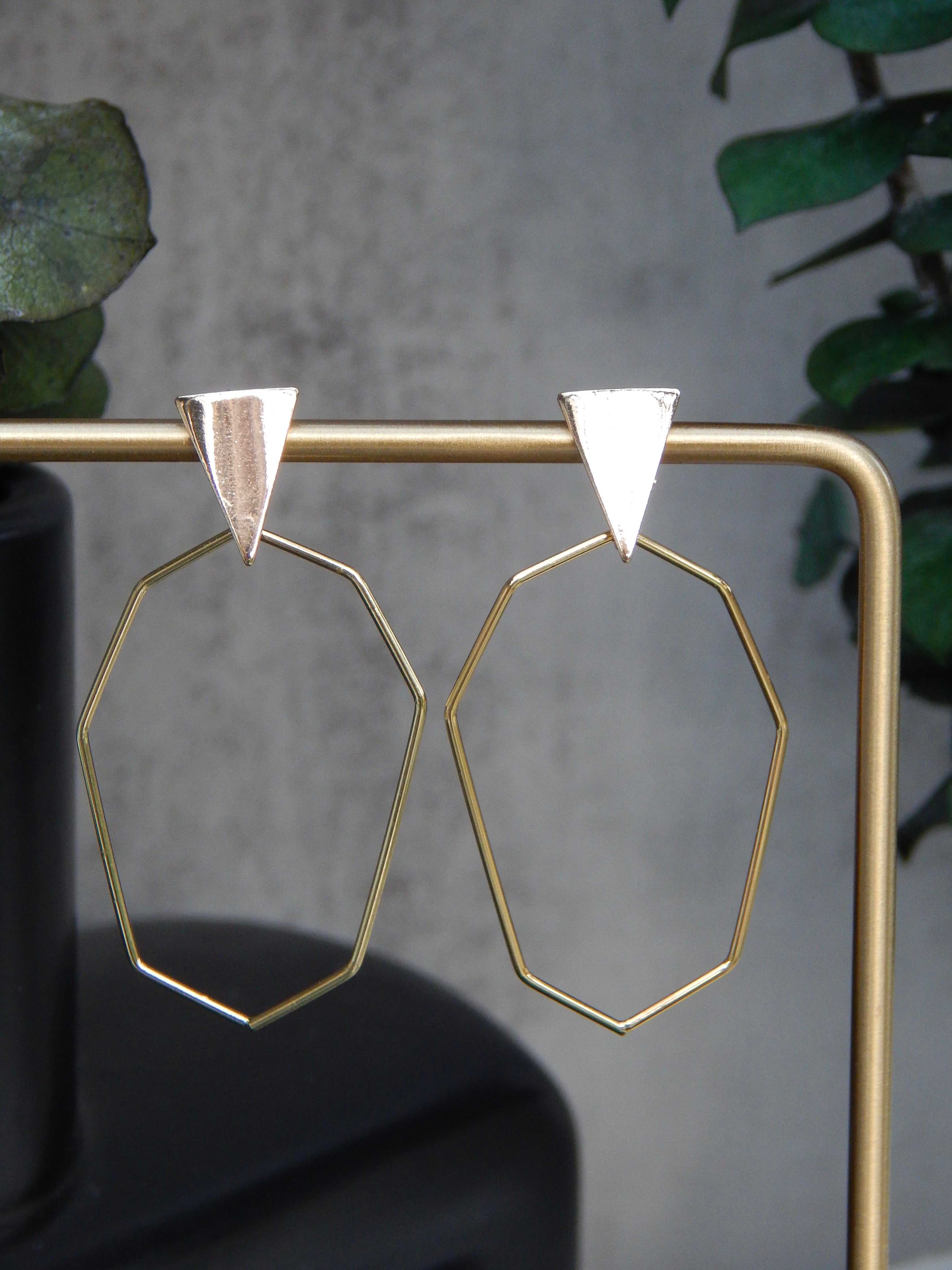 Coffin Point Earrings