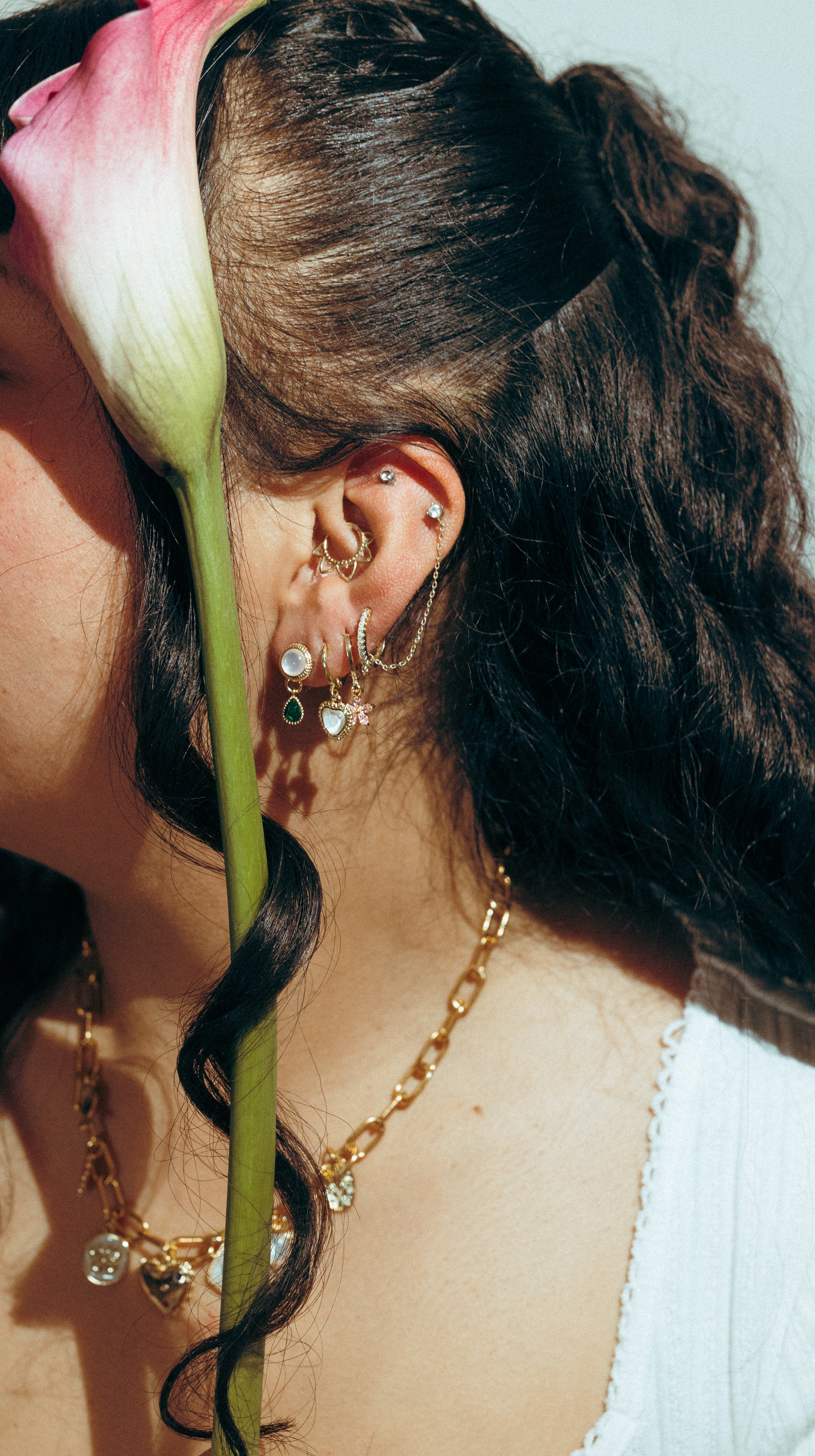 Petal Huggie Earrings