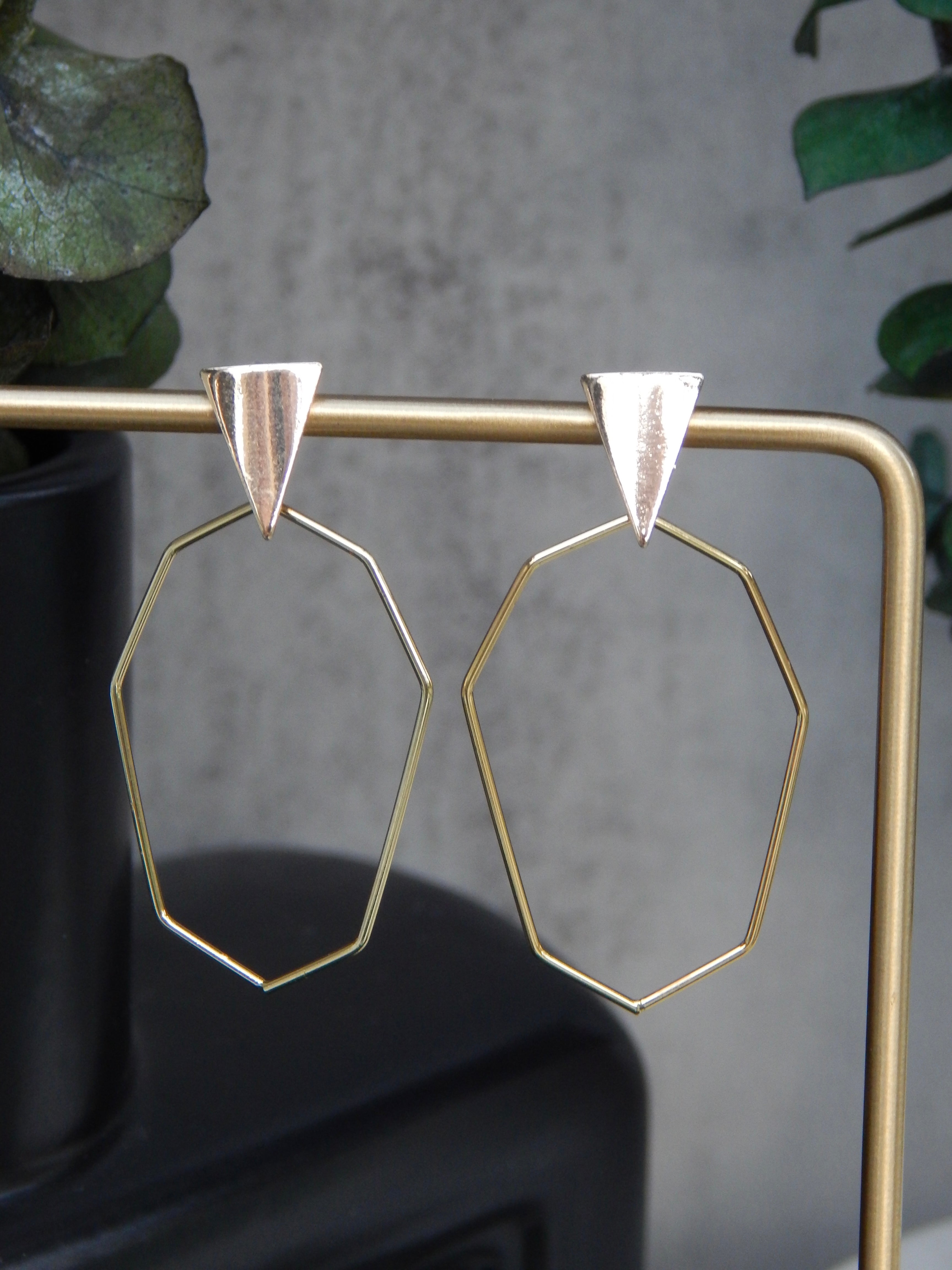 Coffin Point Earrings