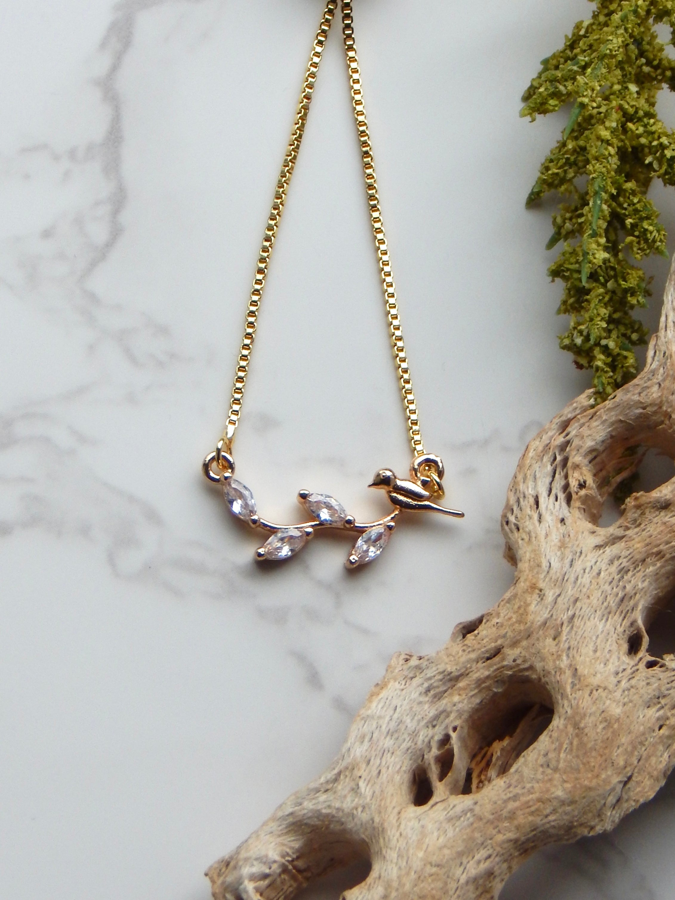 Bird on a Vine Bracelet