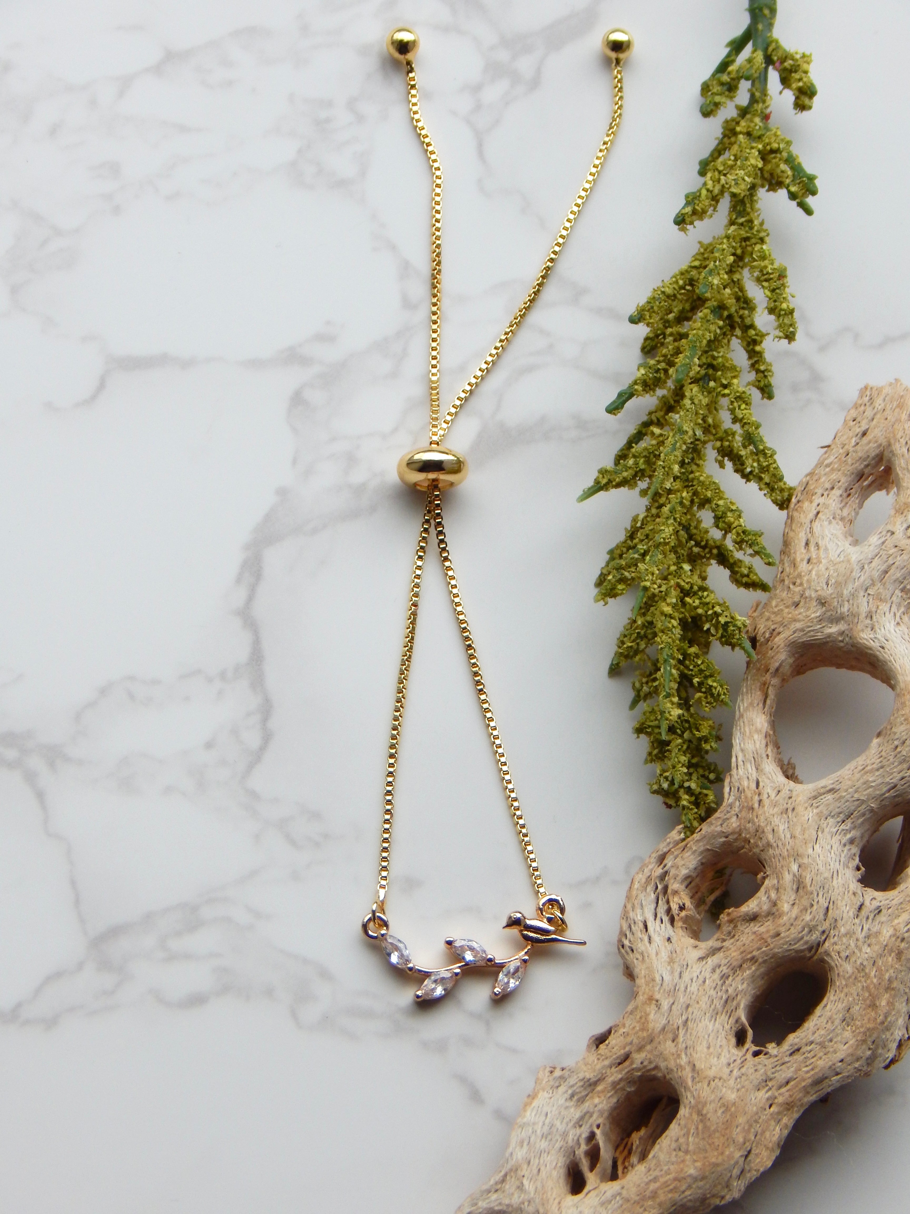 Bird on a Vine Bracelet