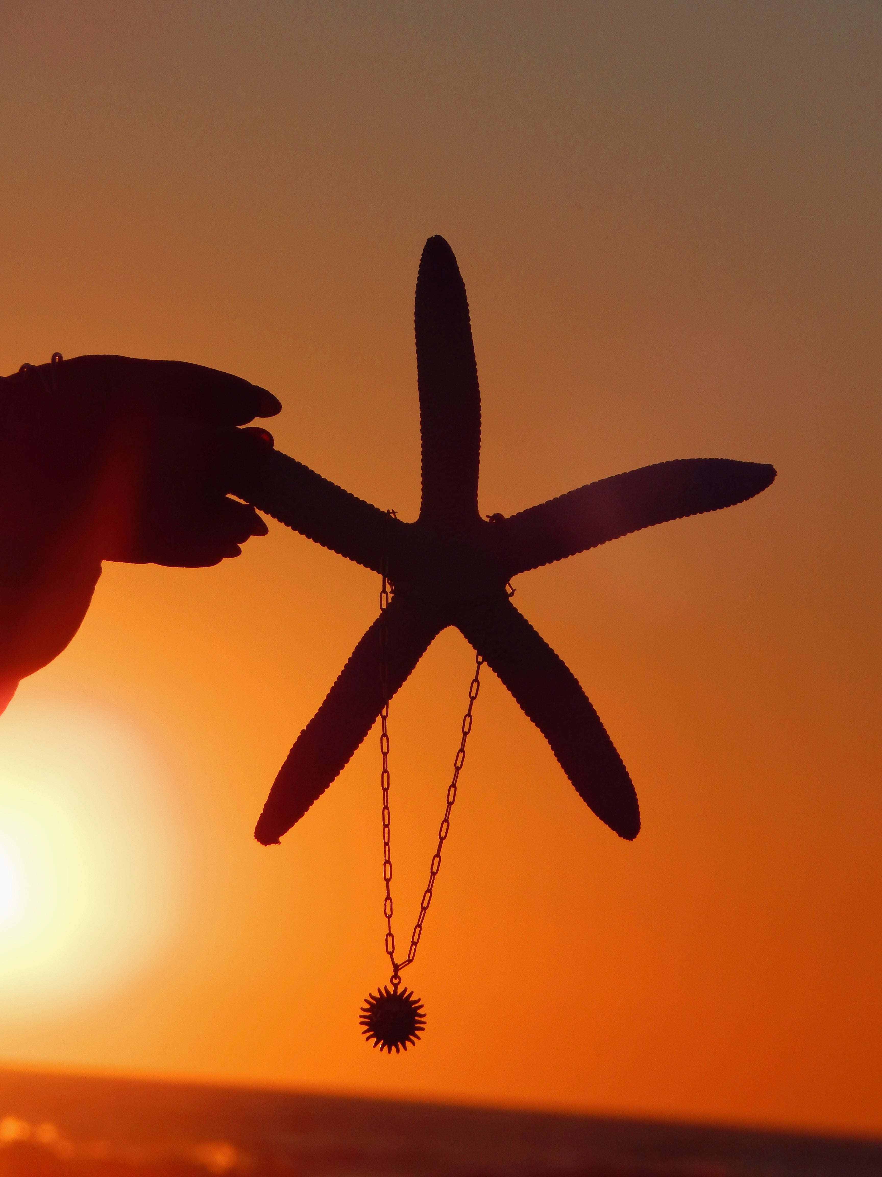 Celestial Sun Paperclip Necklace – 18k Gold Plated with Cubic Zirconia Eyes (16” & 18”)