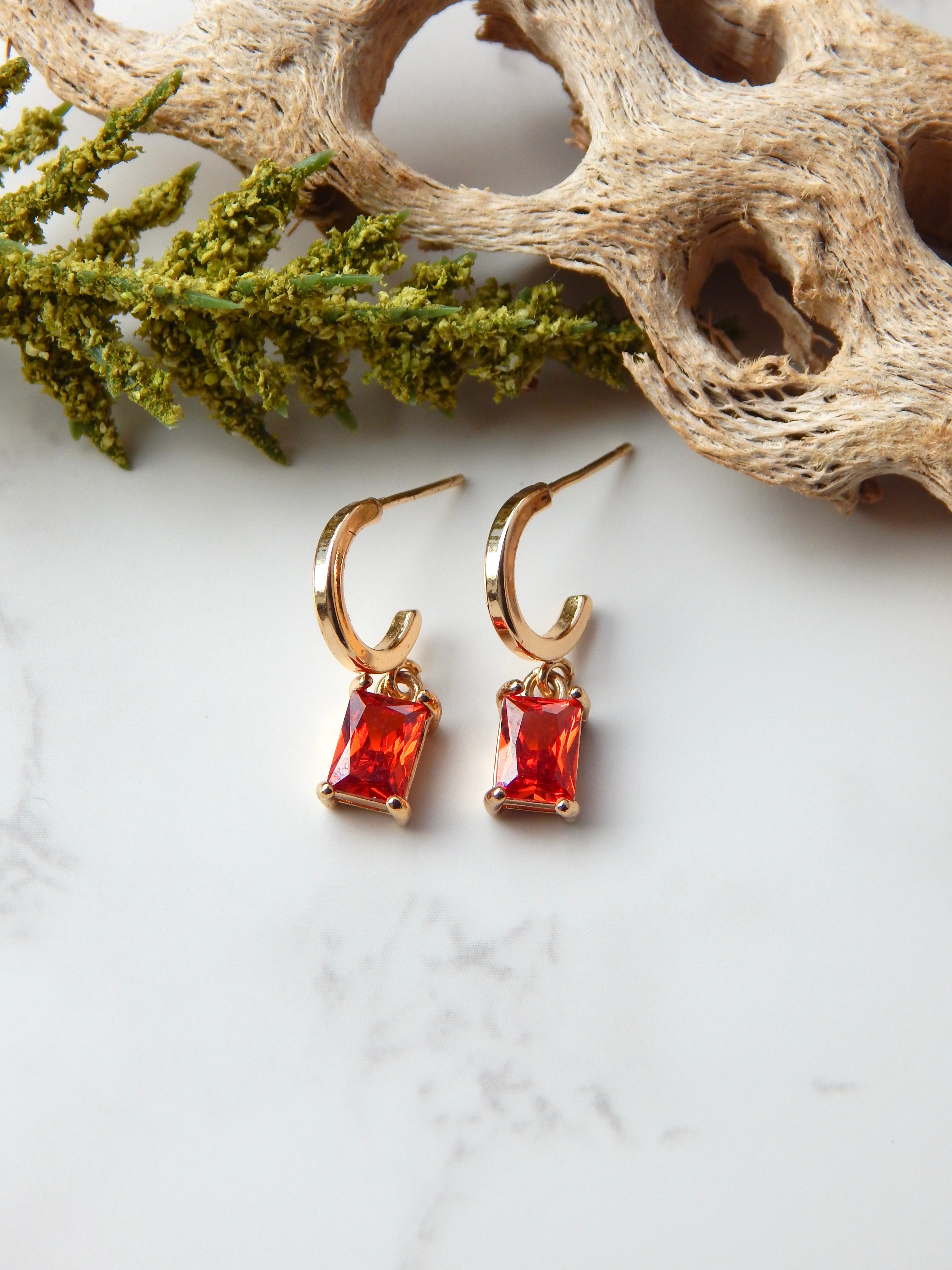 Poppy Hoop Earrings