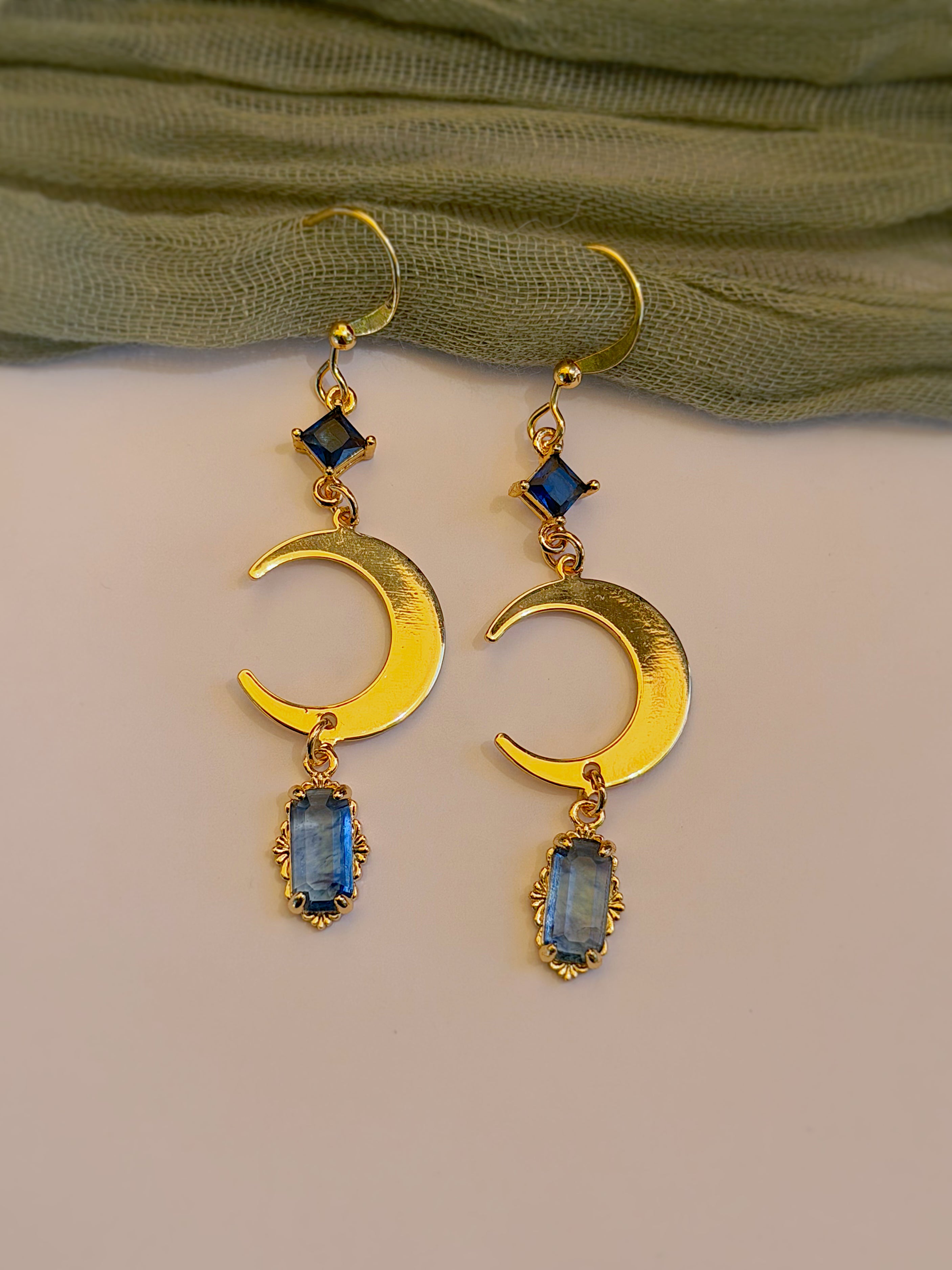 Midnight Moon Earrings