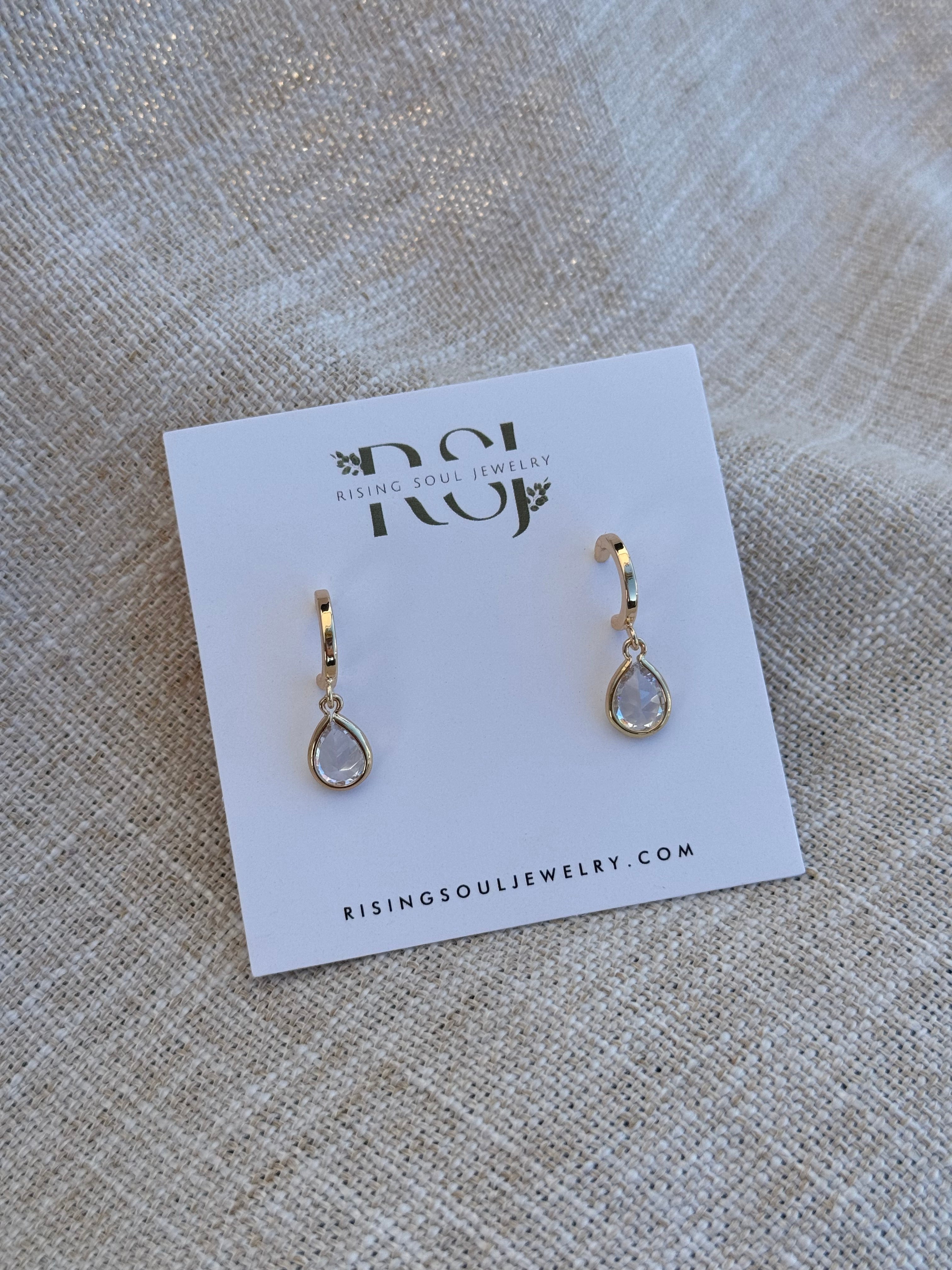 Classic Teardrop Hoops