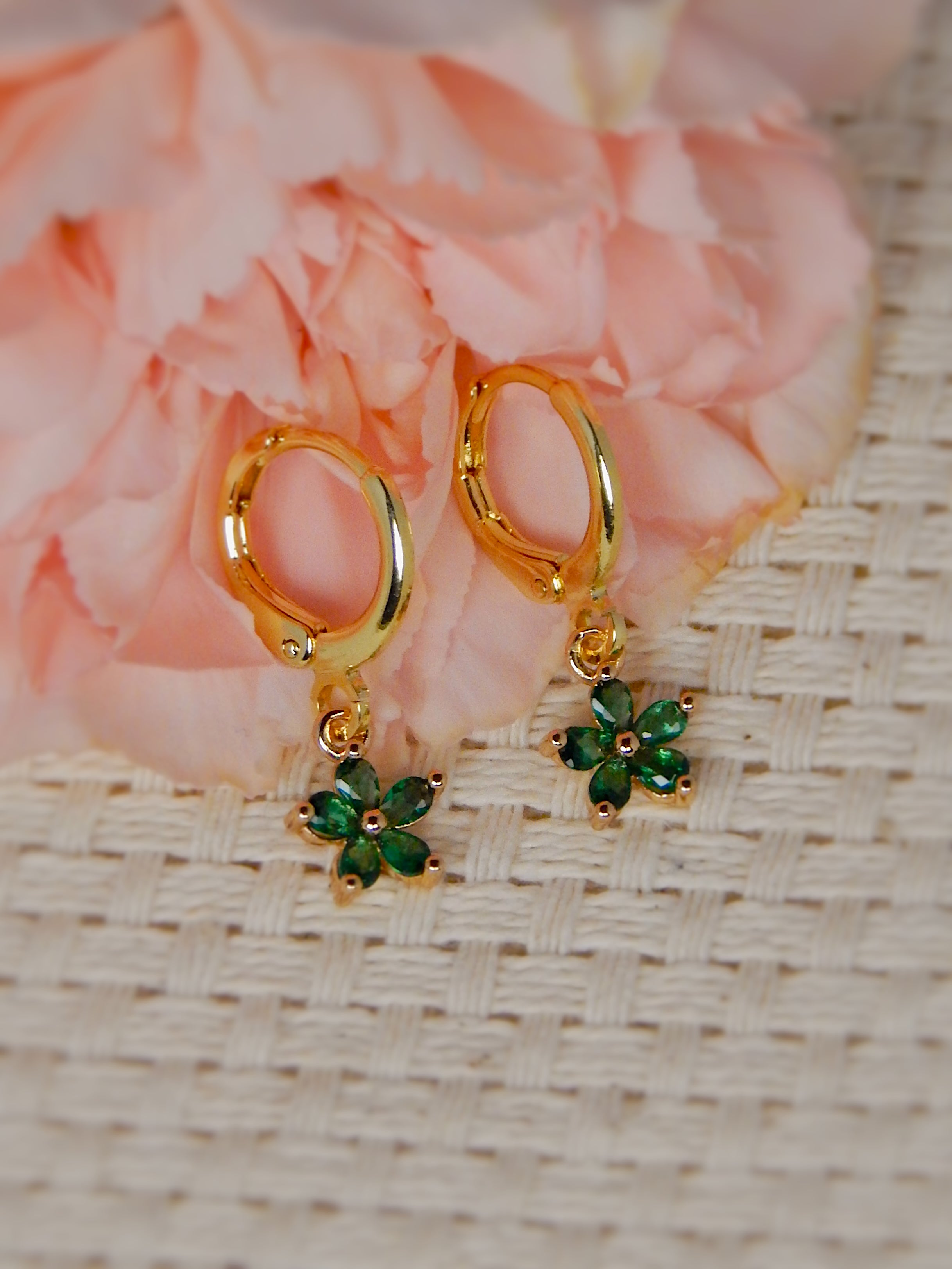 Petal Huggie Earrings