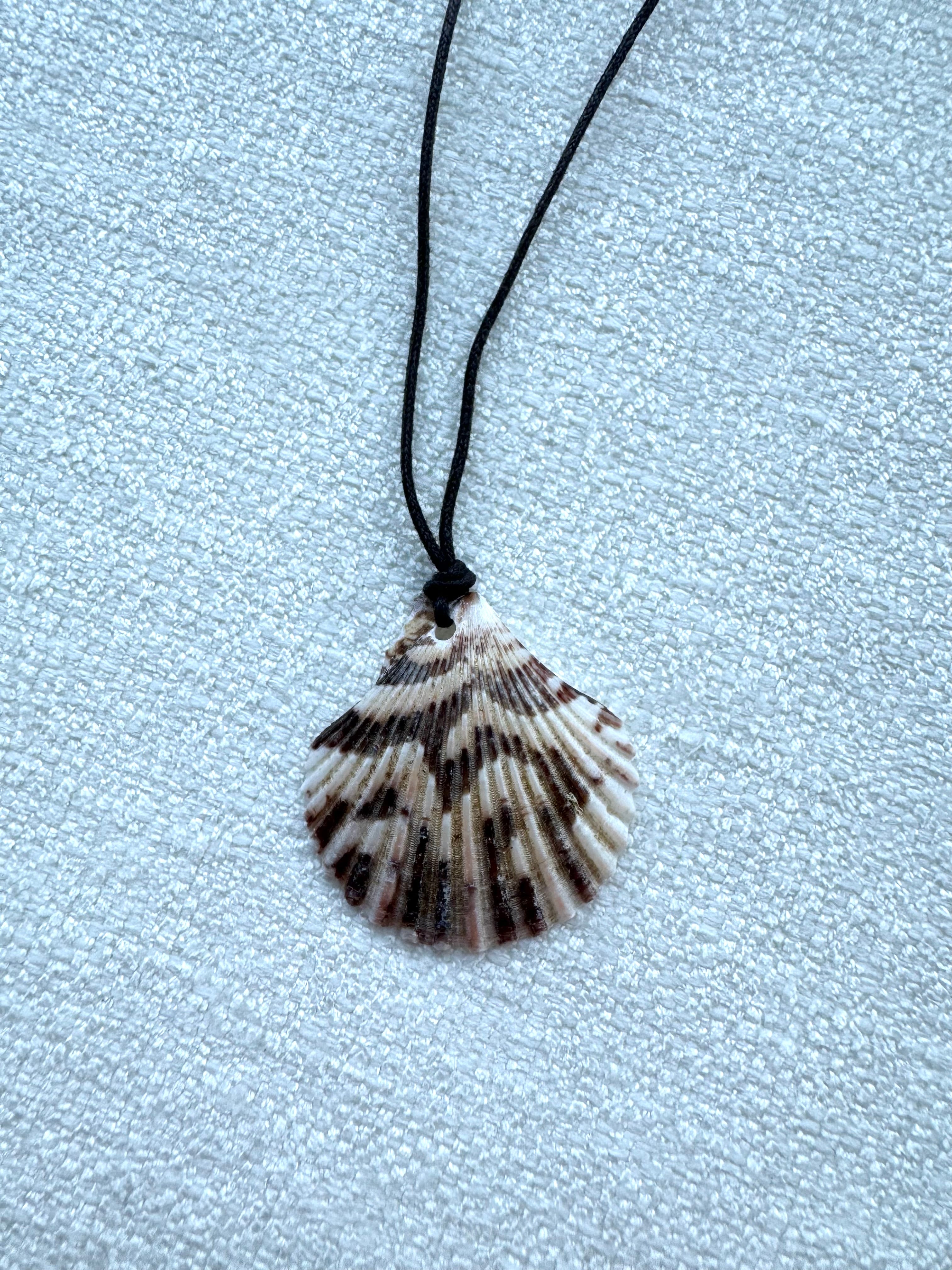 Shell Wrap Around Tie Necklace