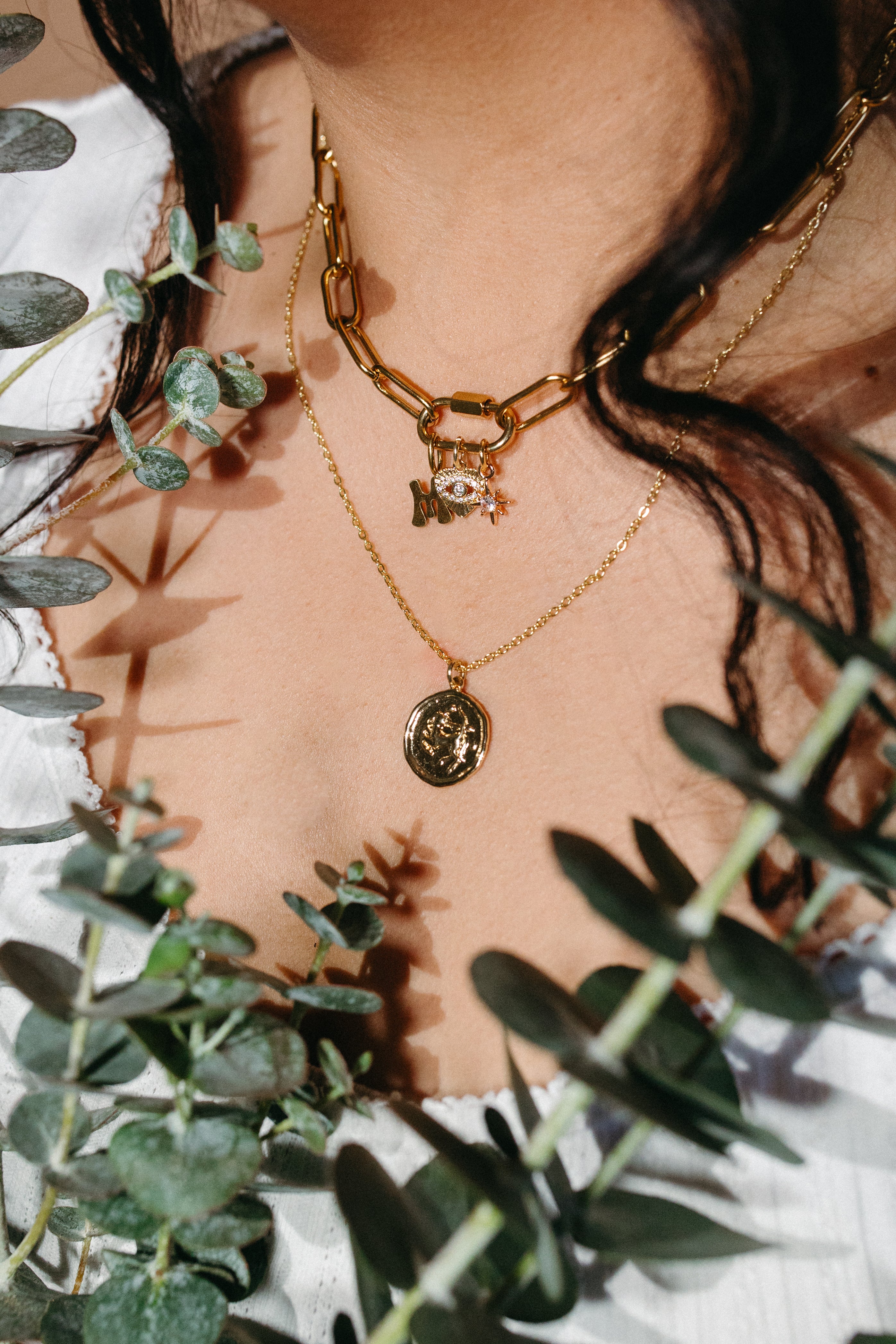 Celestial Zodiac Coin Necklace