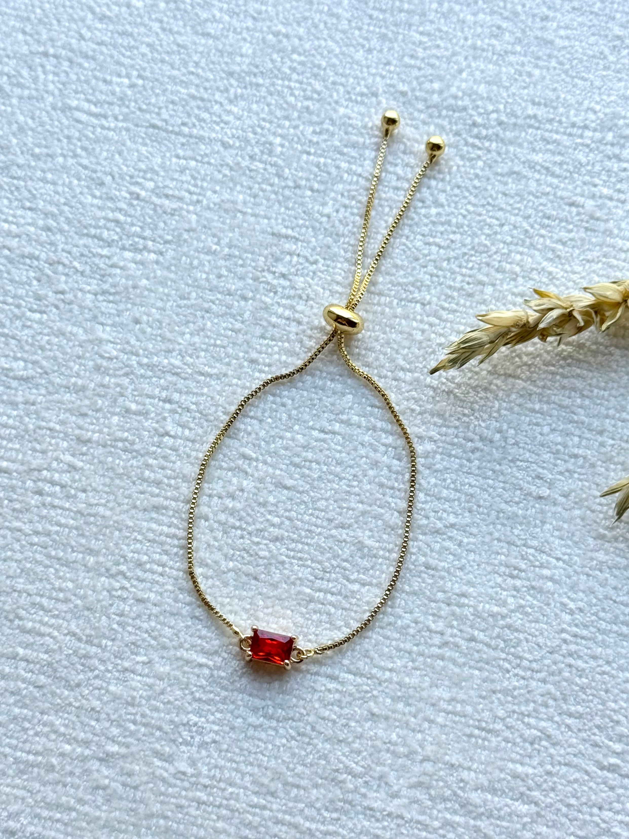 Fall Poppy Bracelet