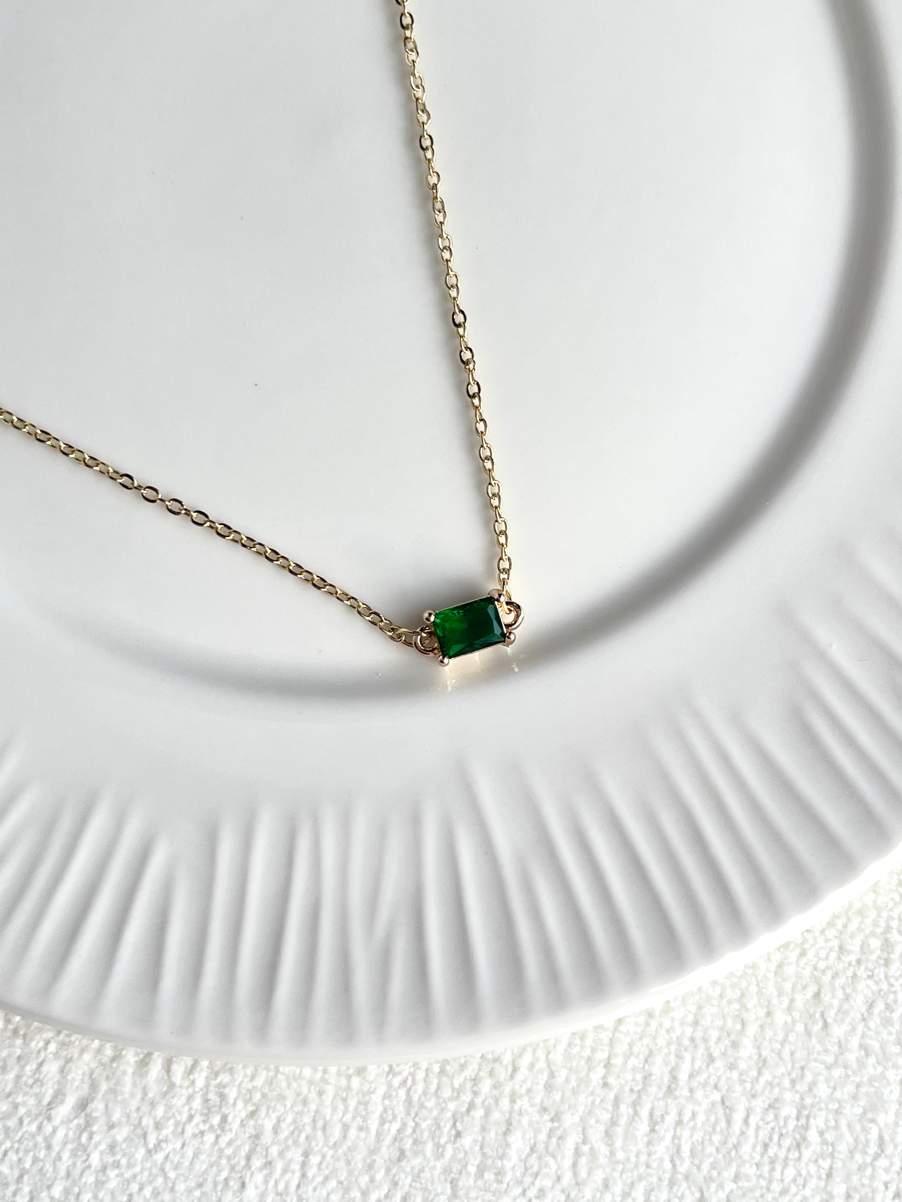Green Gem Necklace
