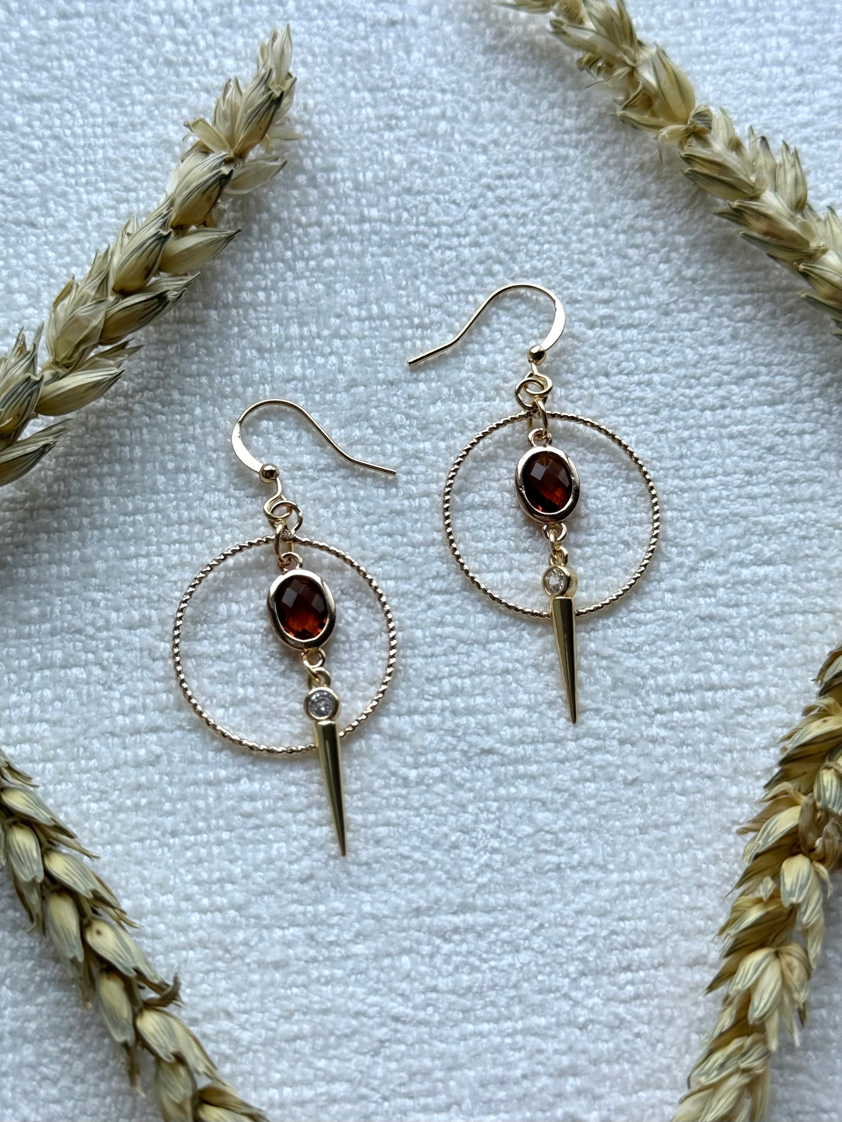 Edgy Autumn Earrings