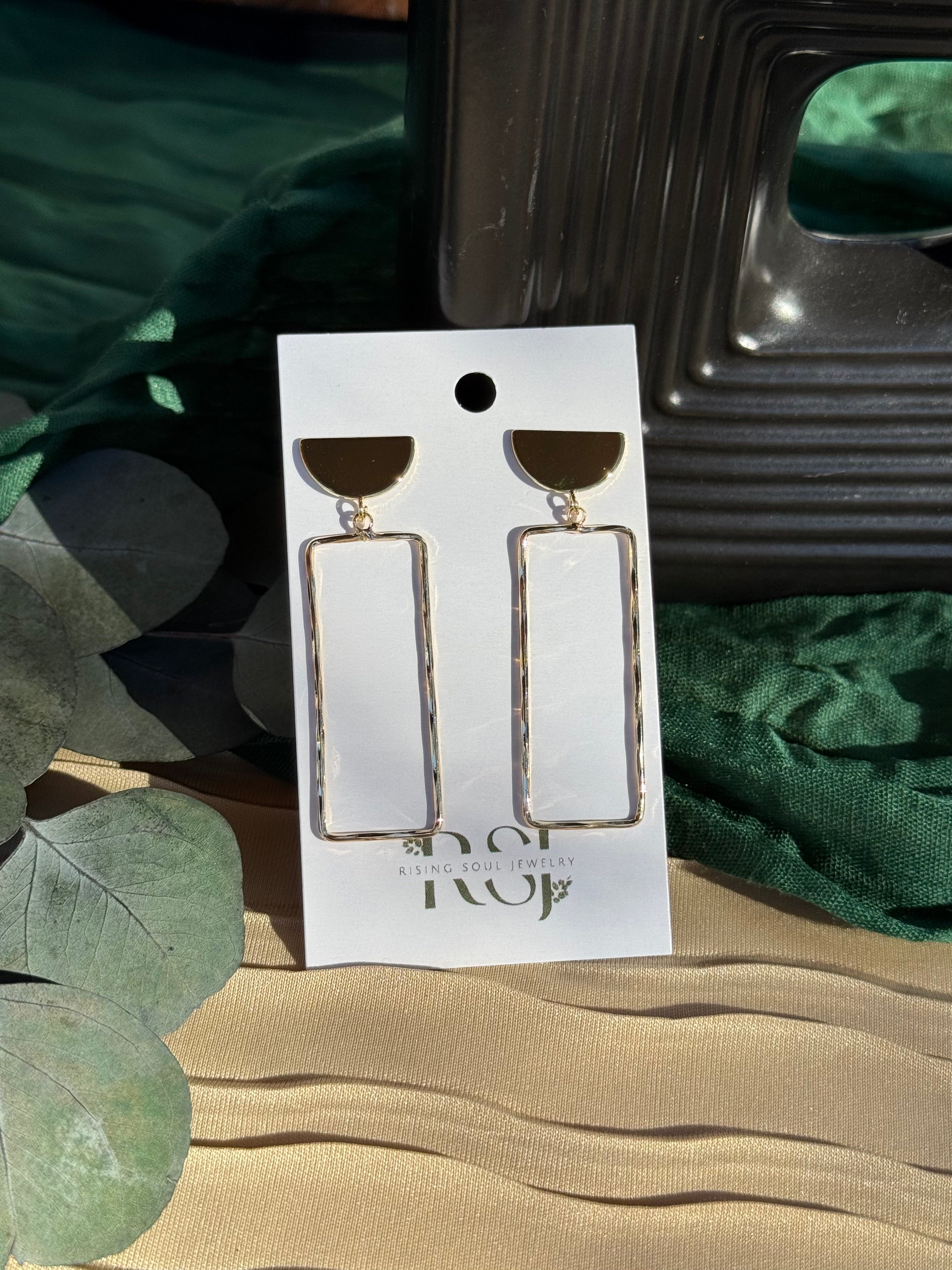 Classic Rectangle Earrings