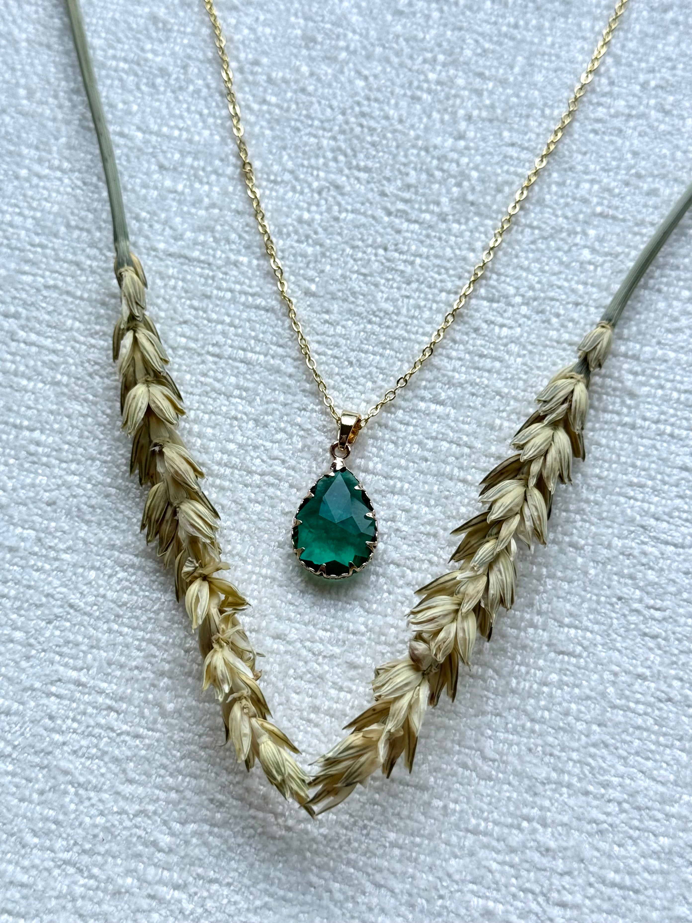 Boho Teardrop Necklace