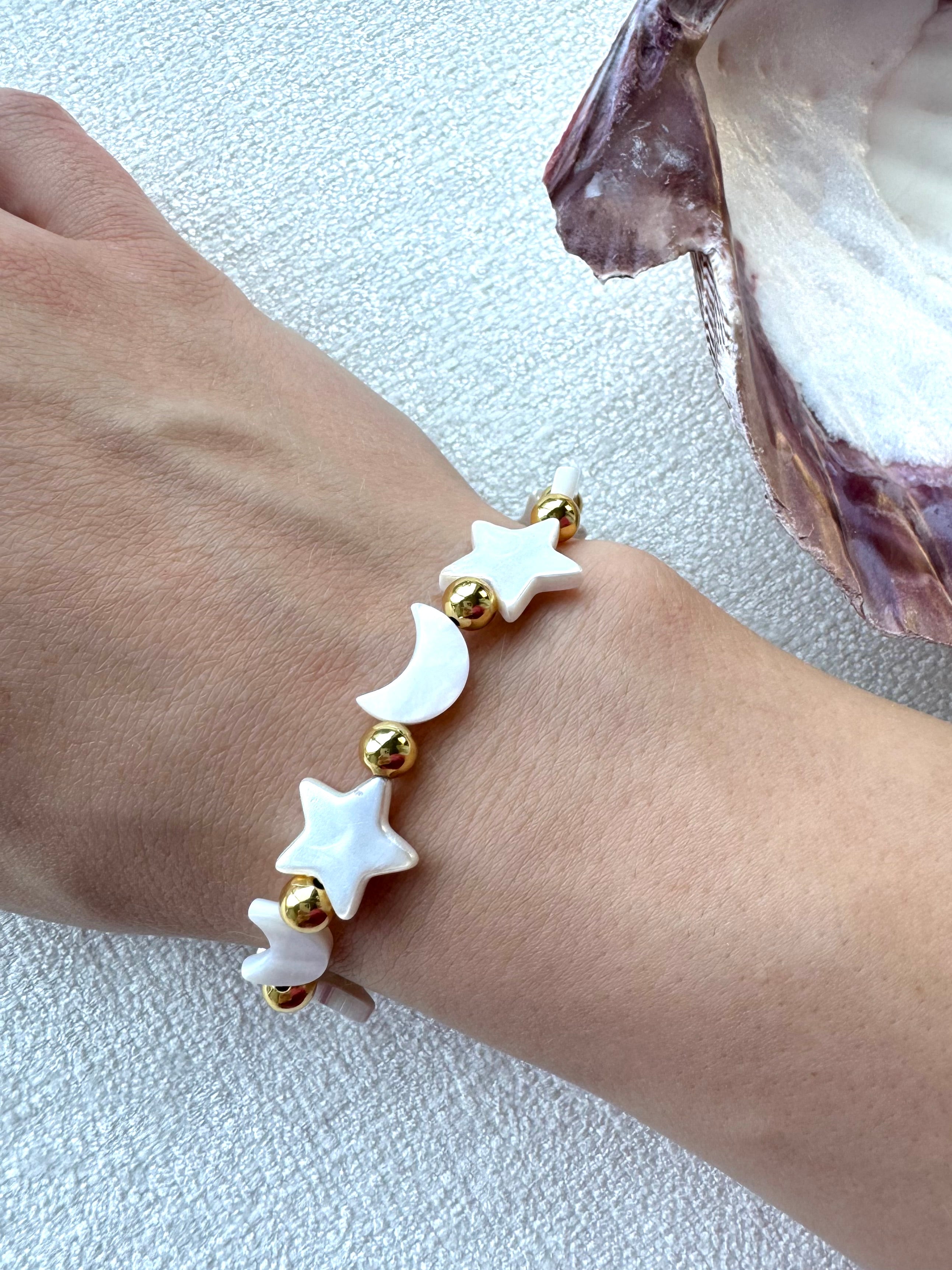 Moon and Star Bracelet