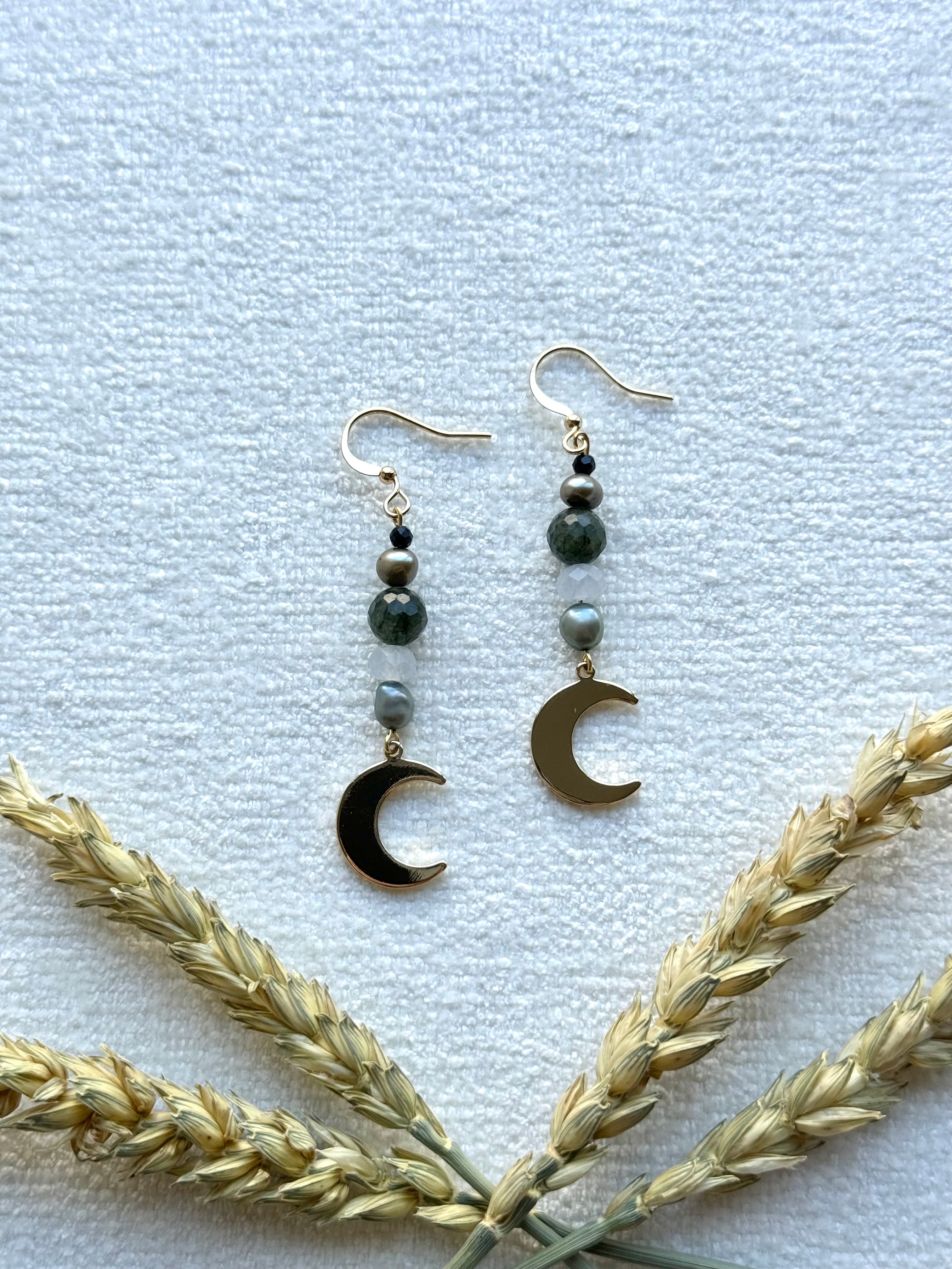 Night Moon Dangles