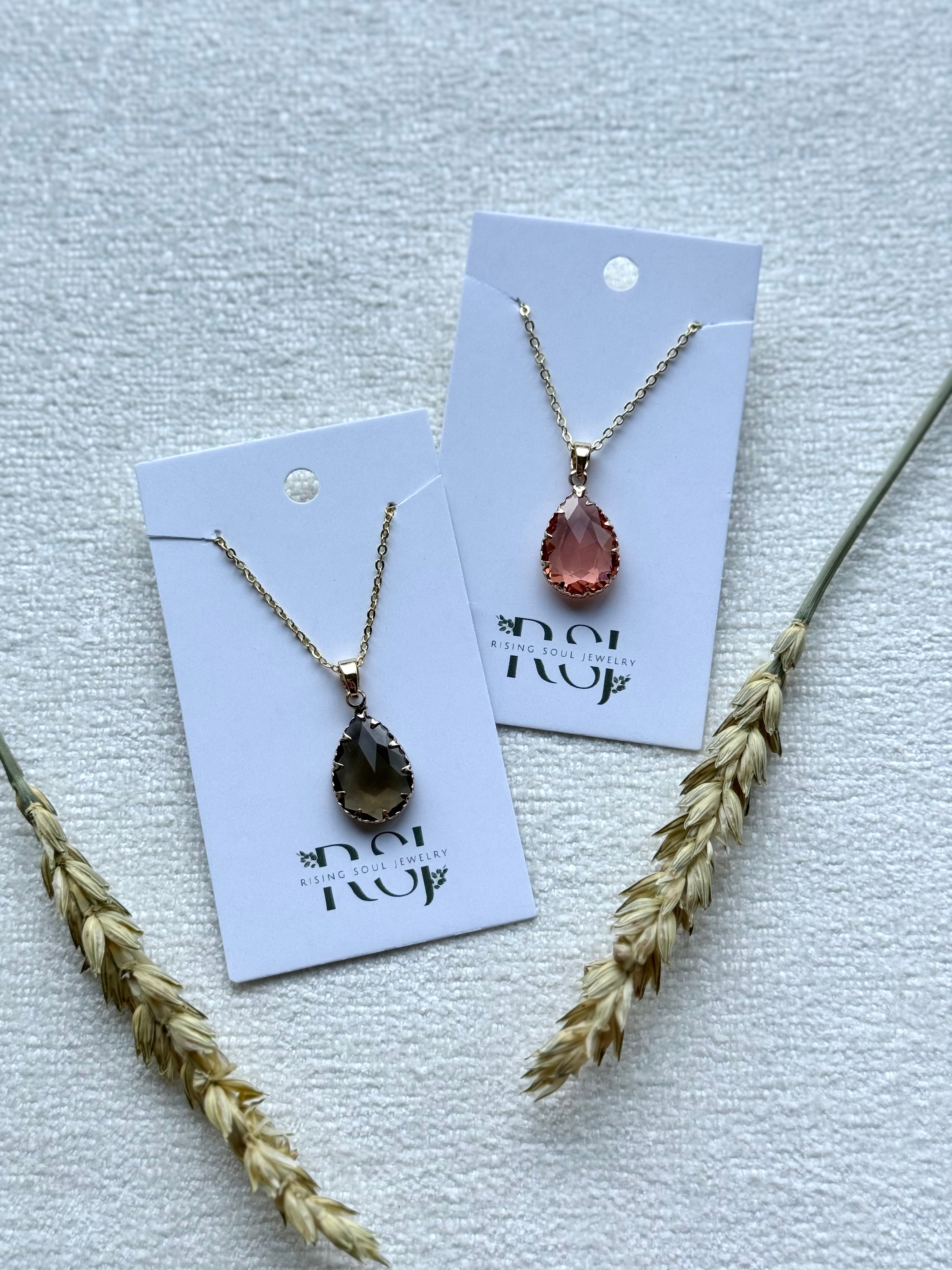 Boho Teardrop Necklace