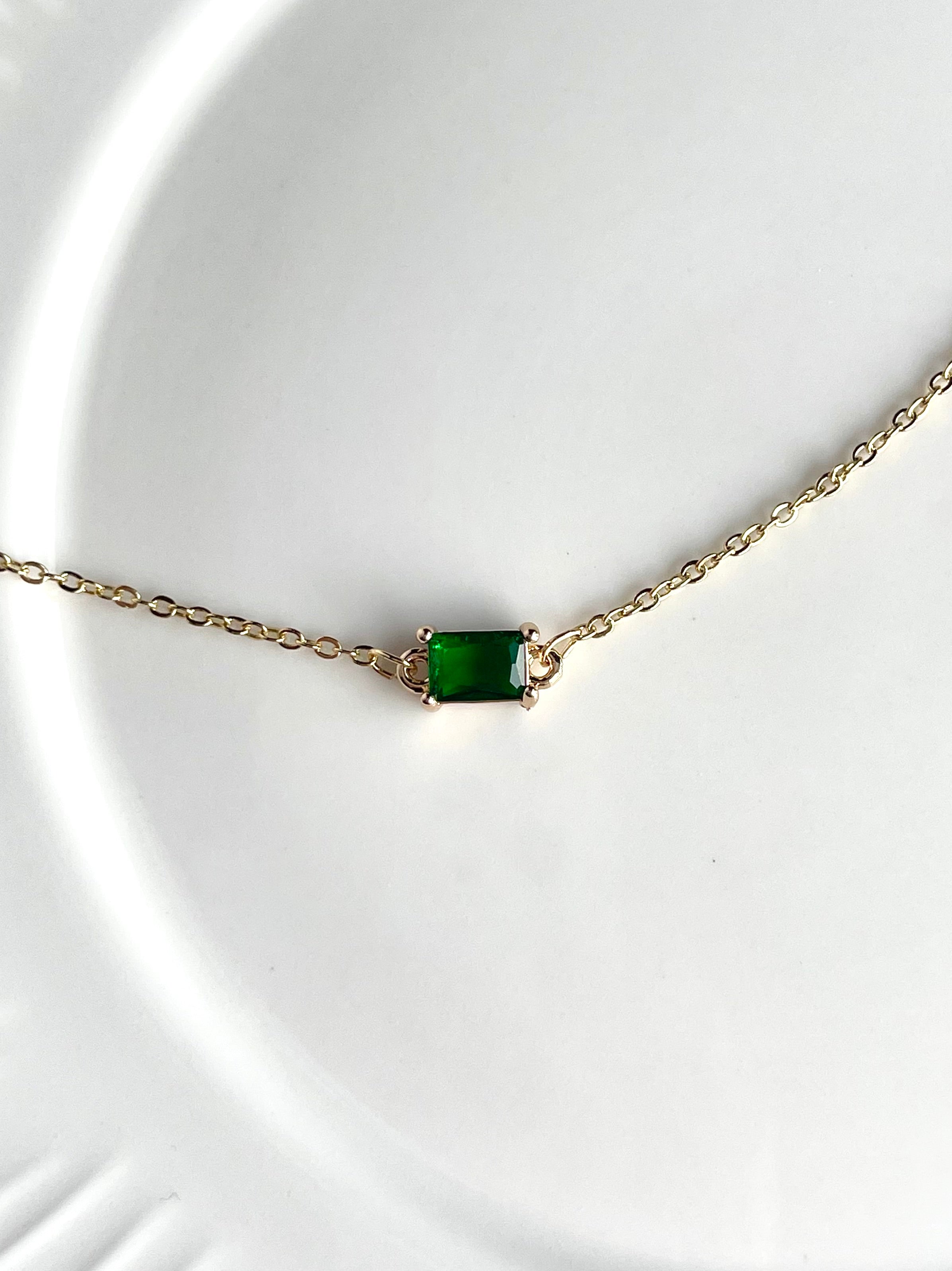 Green Gem Necklace