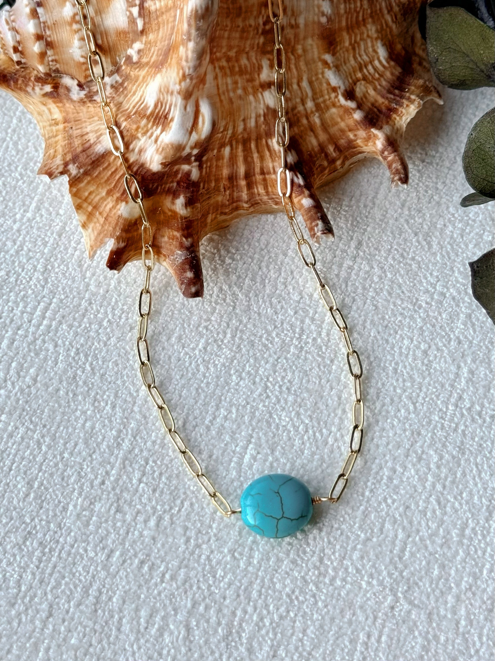 Turquoise Oval Necklace