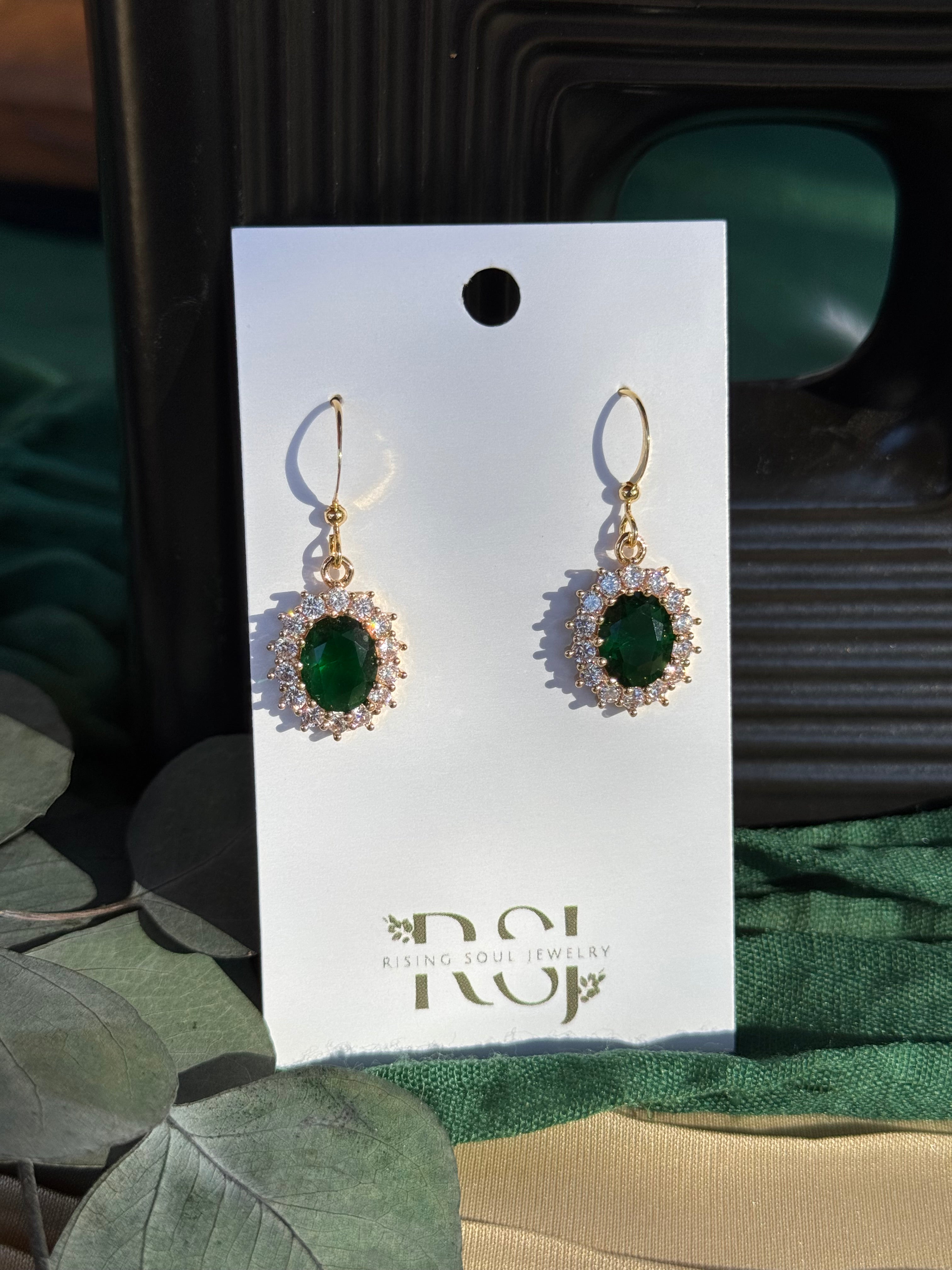 Holiday Wreath Earrings