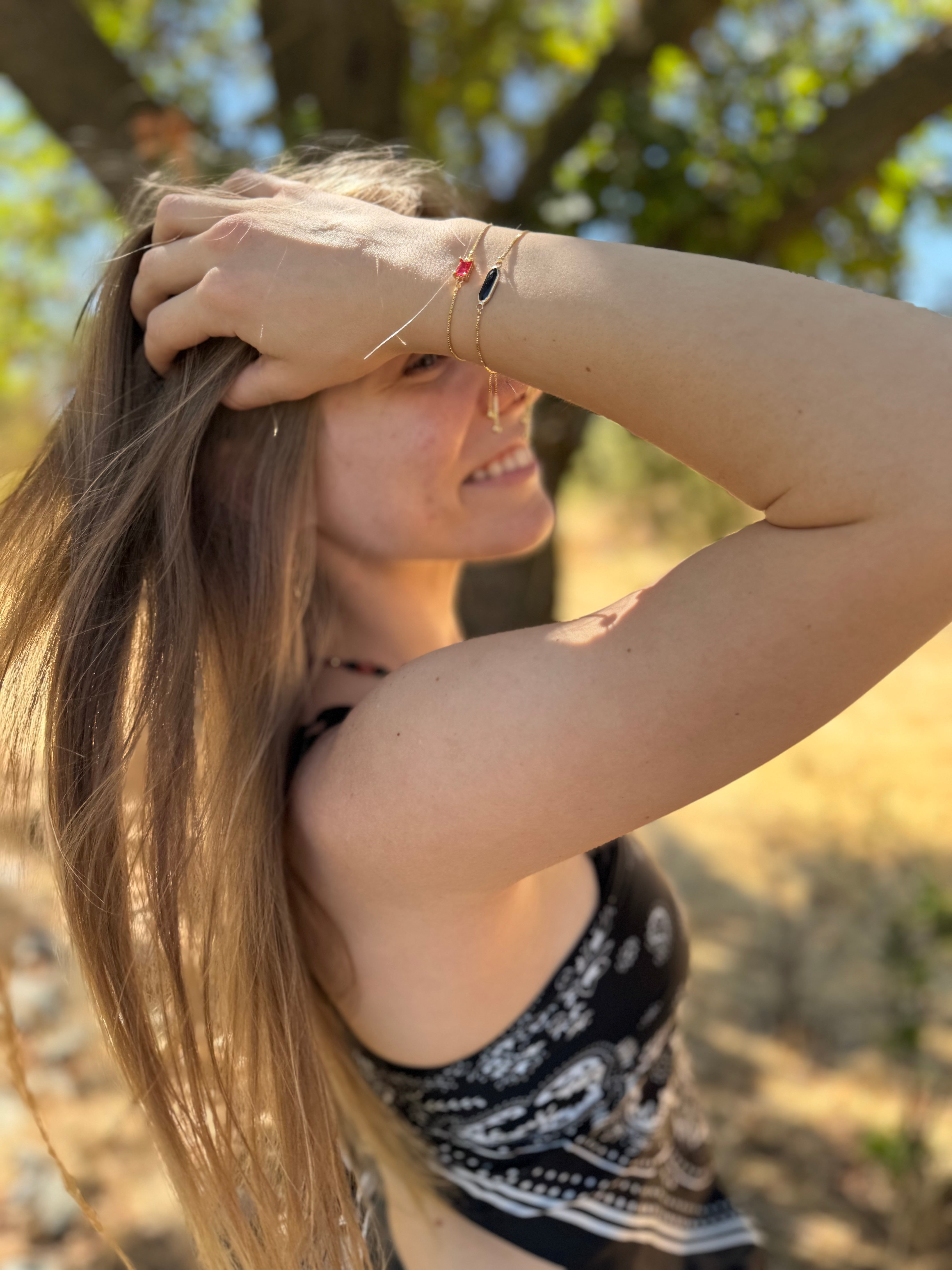 Black Dainty Bracelet