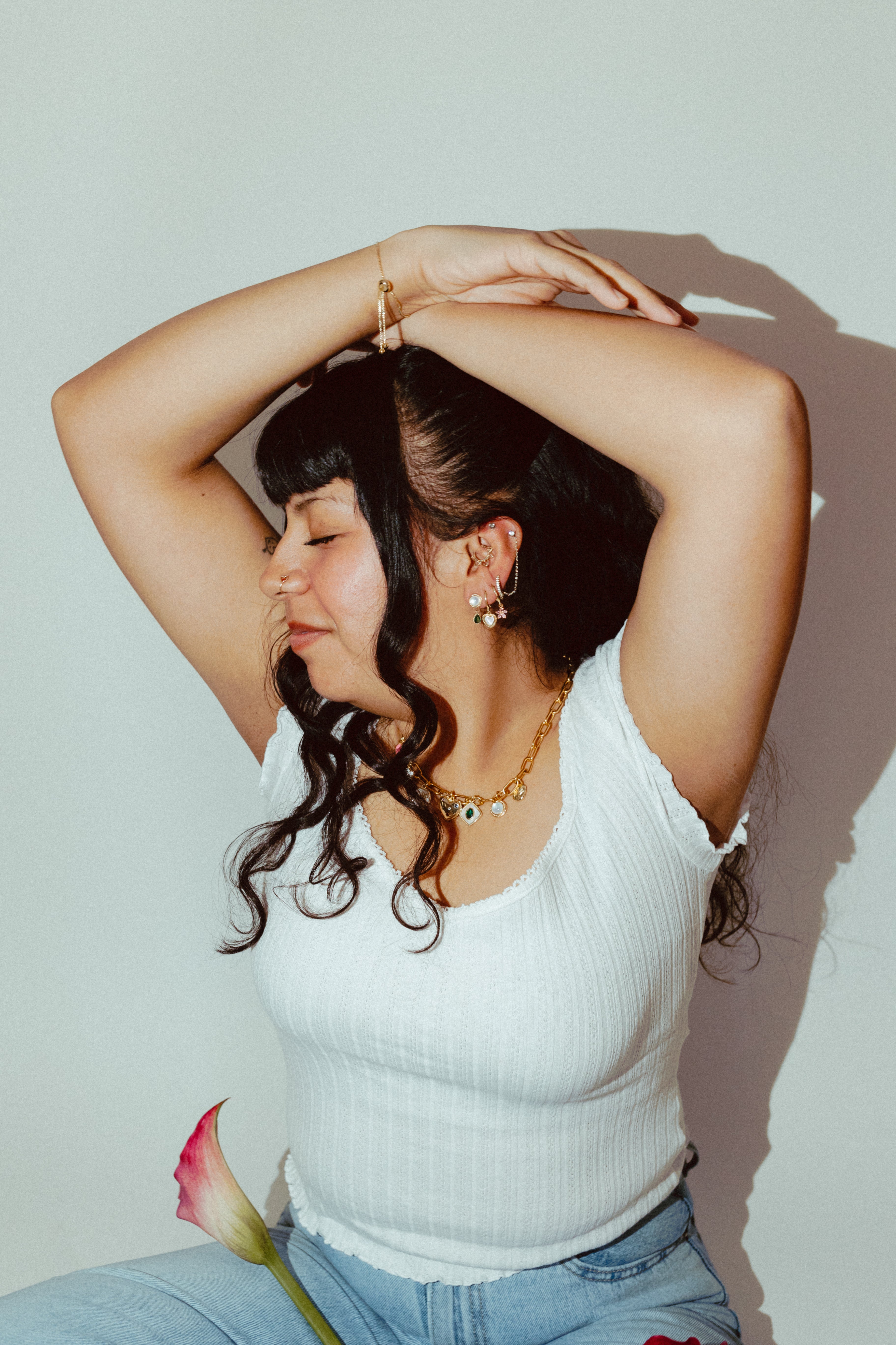 Petal Huggie Earrings