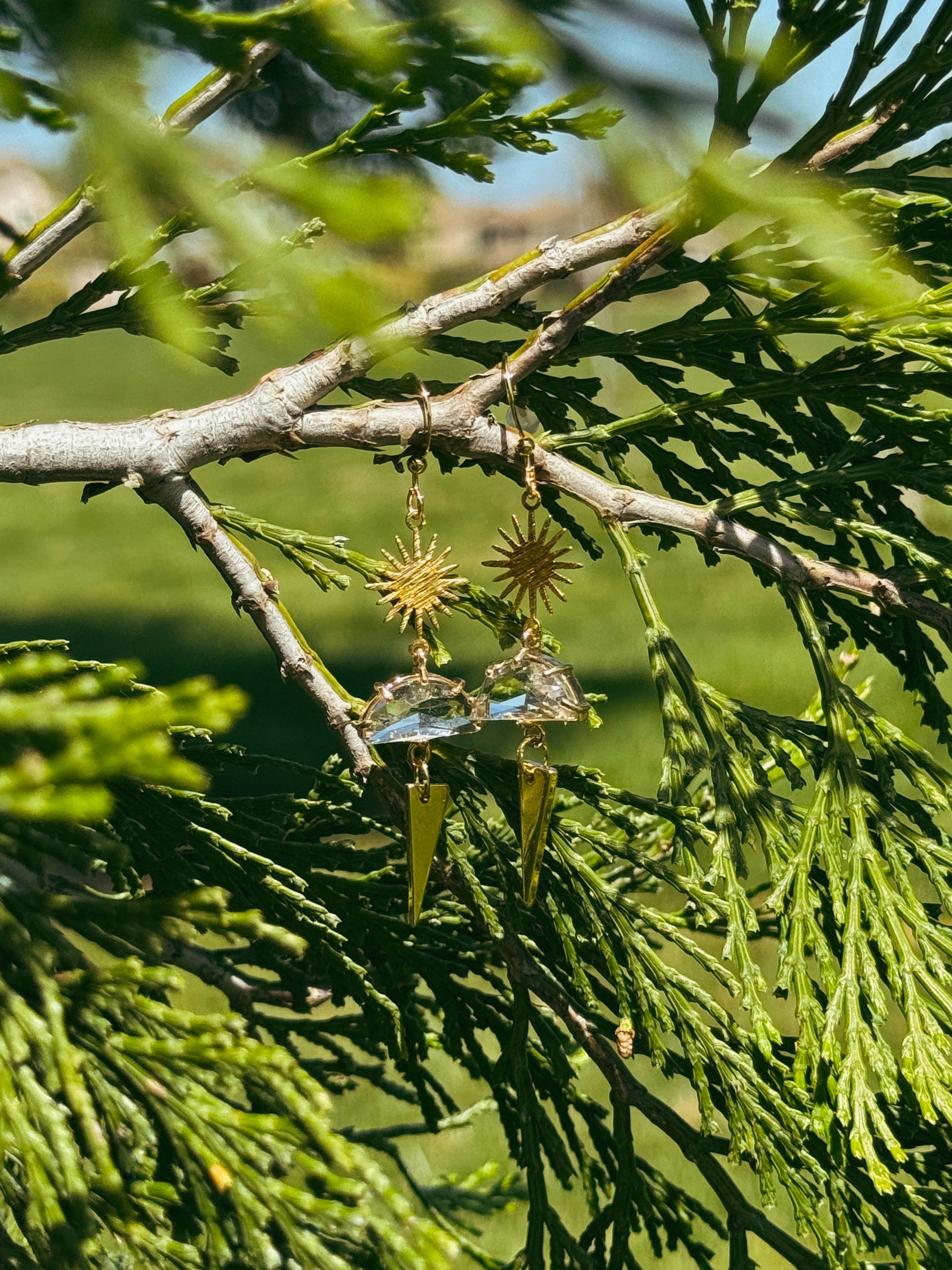 Mushroom Star Earrings