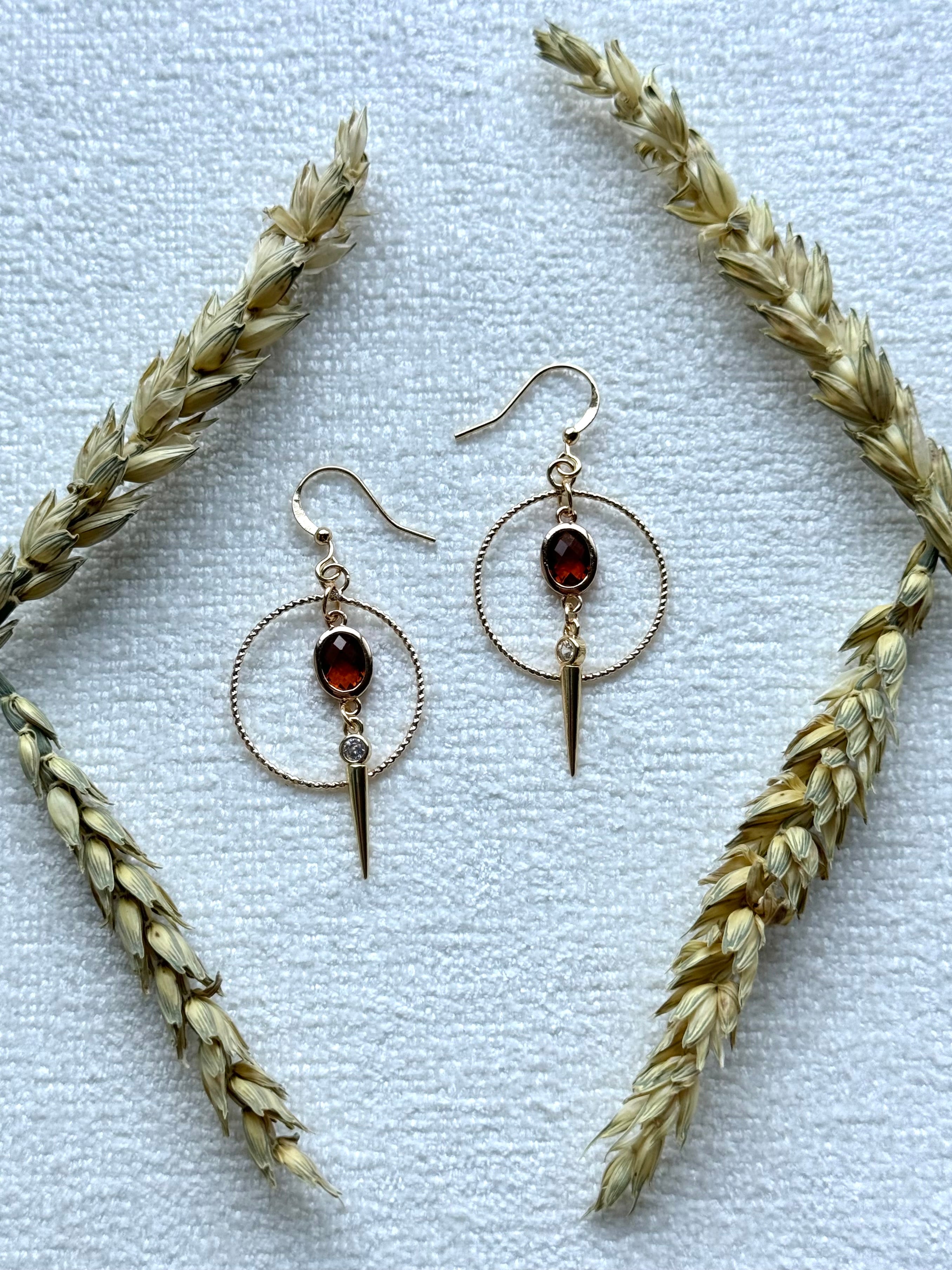 Edgy Autumn Earrings