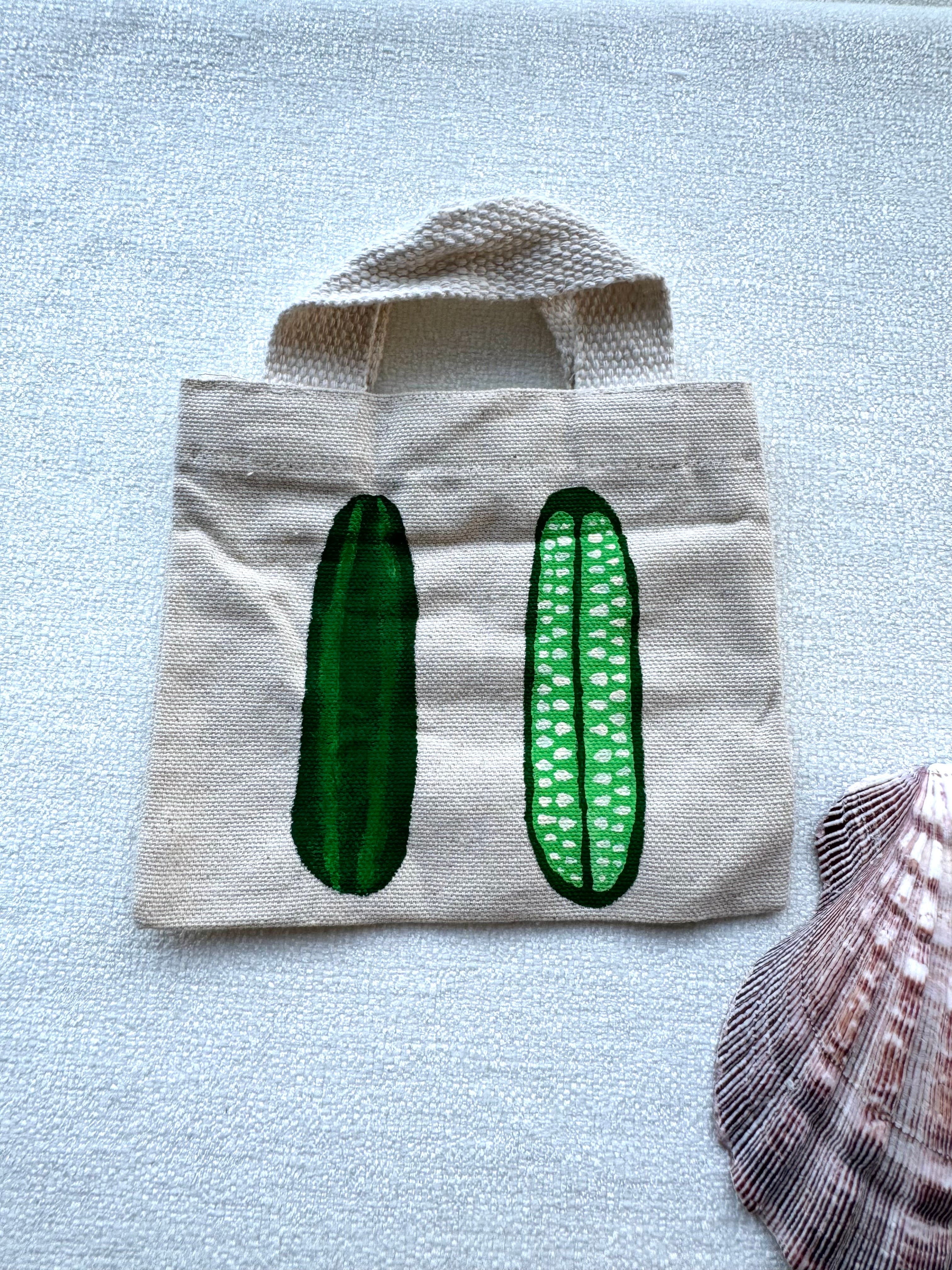 Reusable Cucumber RSJ Market Shopping Bag