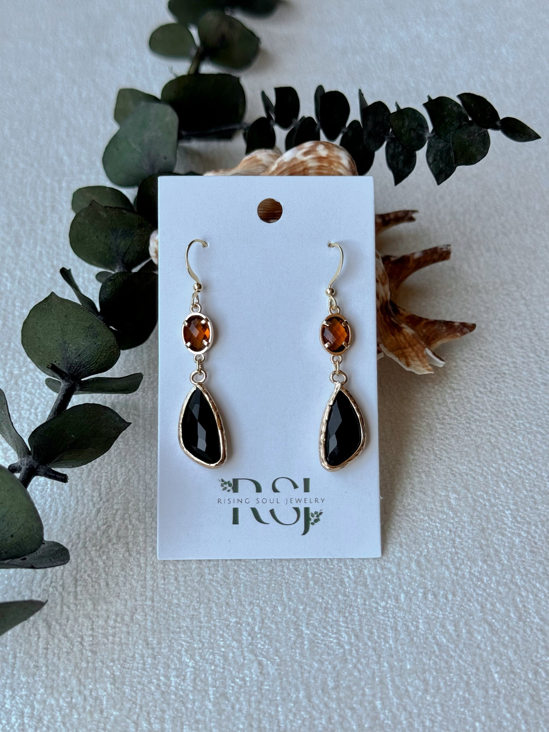 Amber Earrings