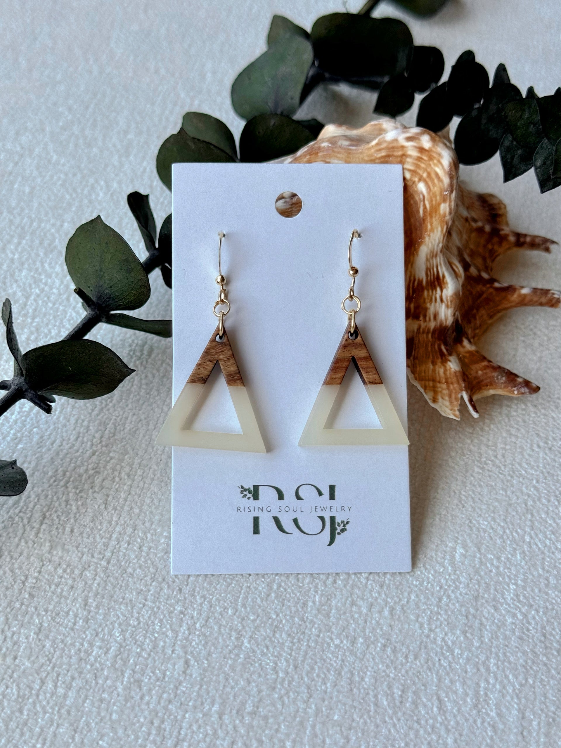 Triangle Dangle Earrings