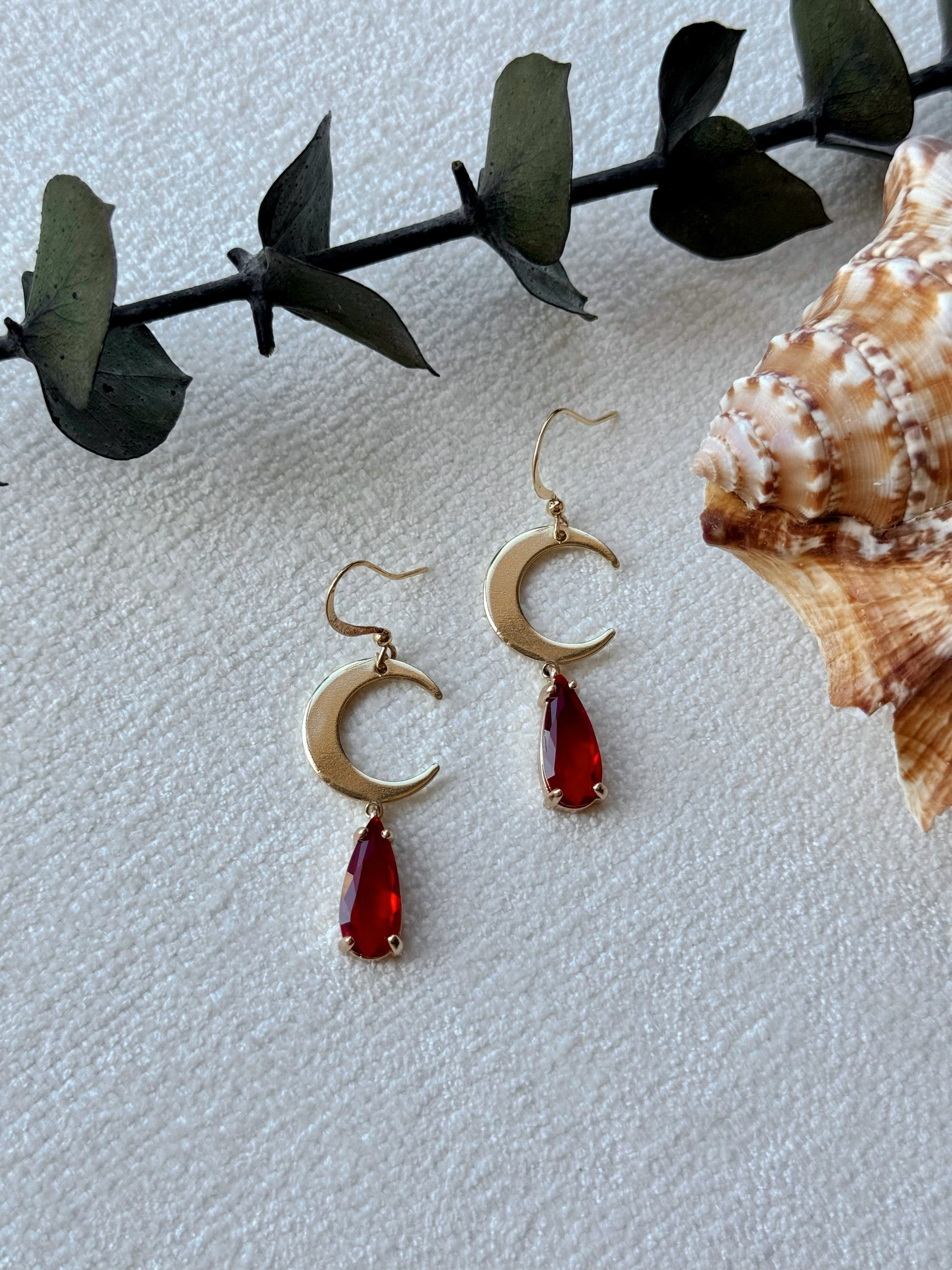 Vampire Moon Earrings