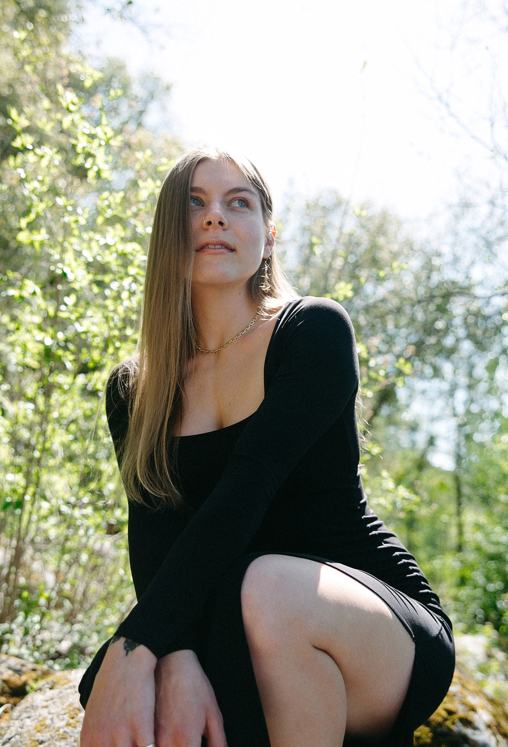 Empower Bold Chain Link Necklace – Minimalist Gold Statement Piece