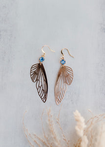 Flutter Earrings | Blue
