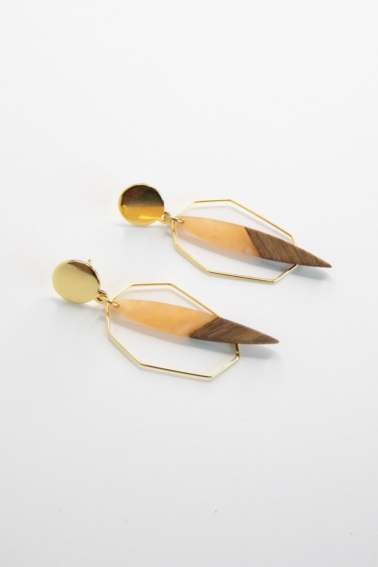 Gold Raven Earrings