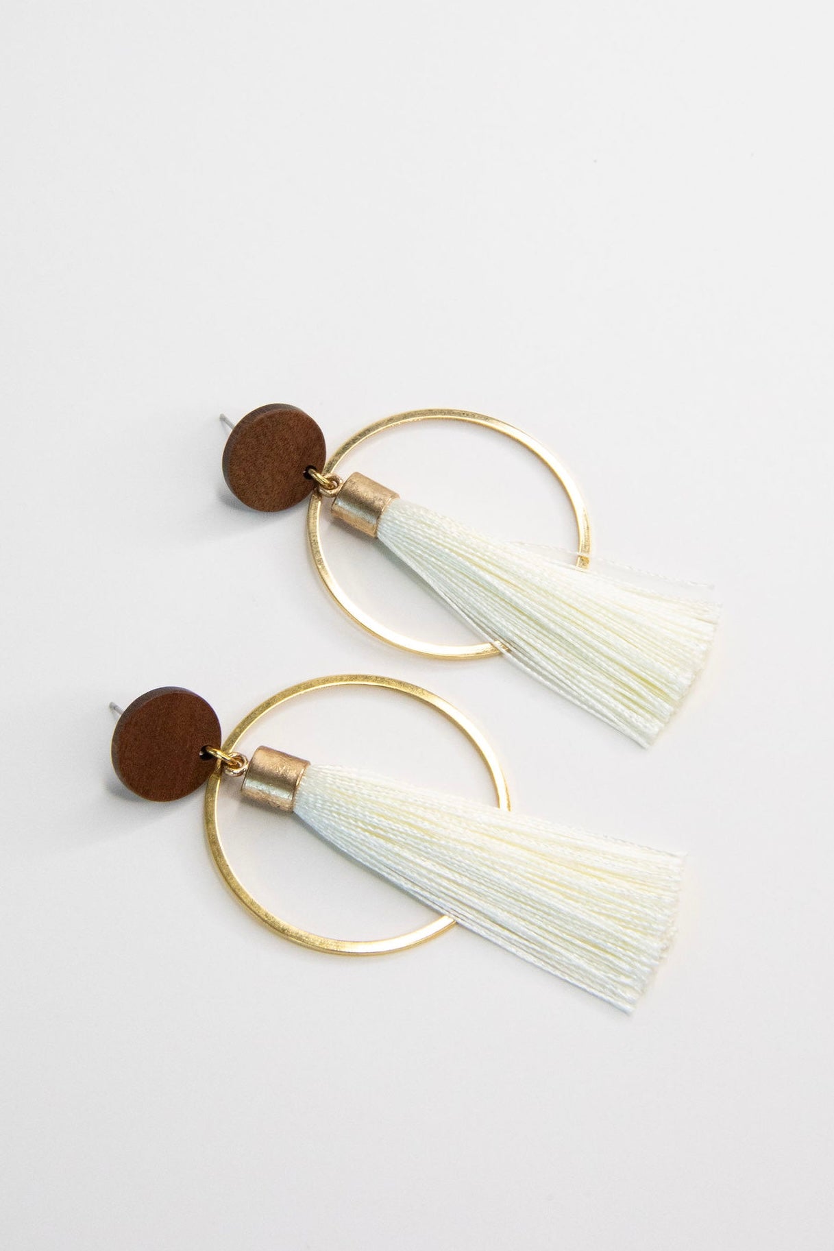 Boho Tassel Hoops