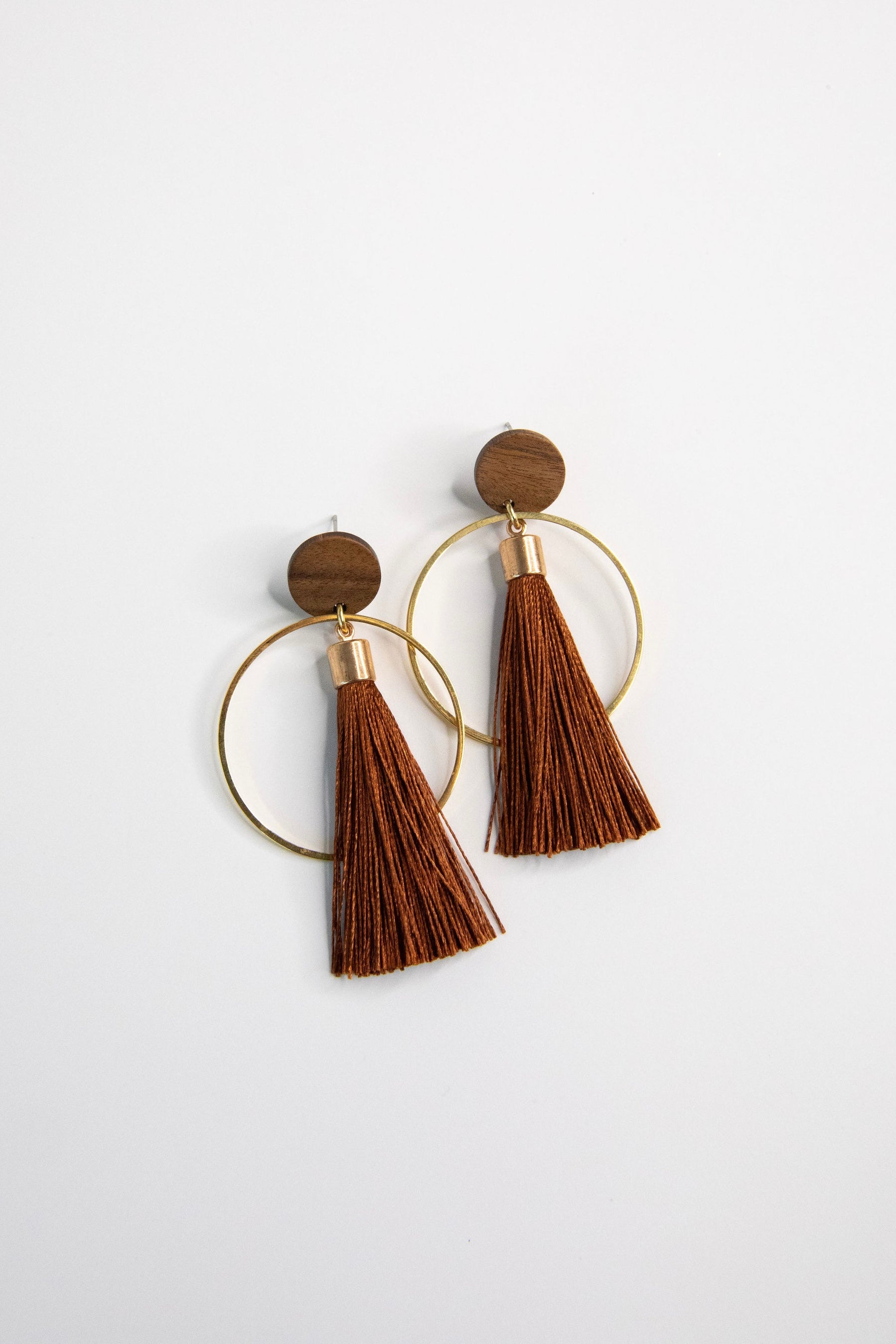 Boho Tassel Hoops