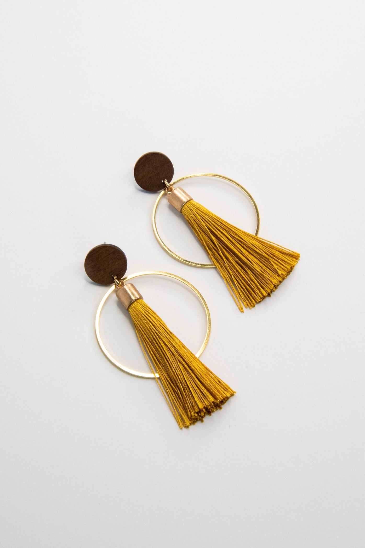 Boho Tassel Hoops