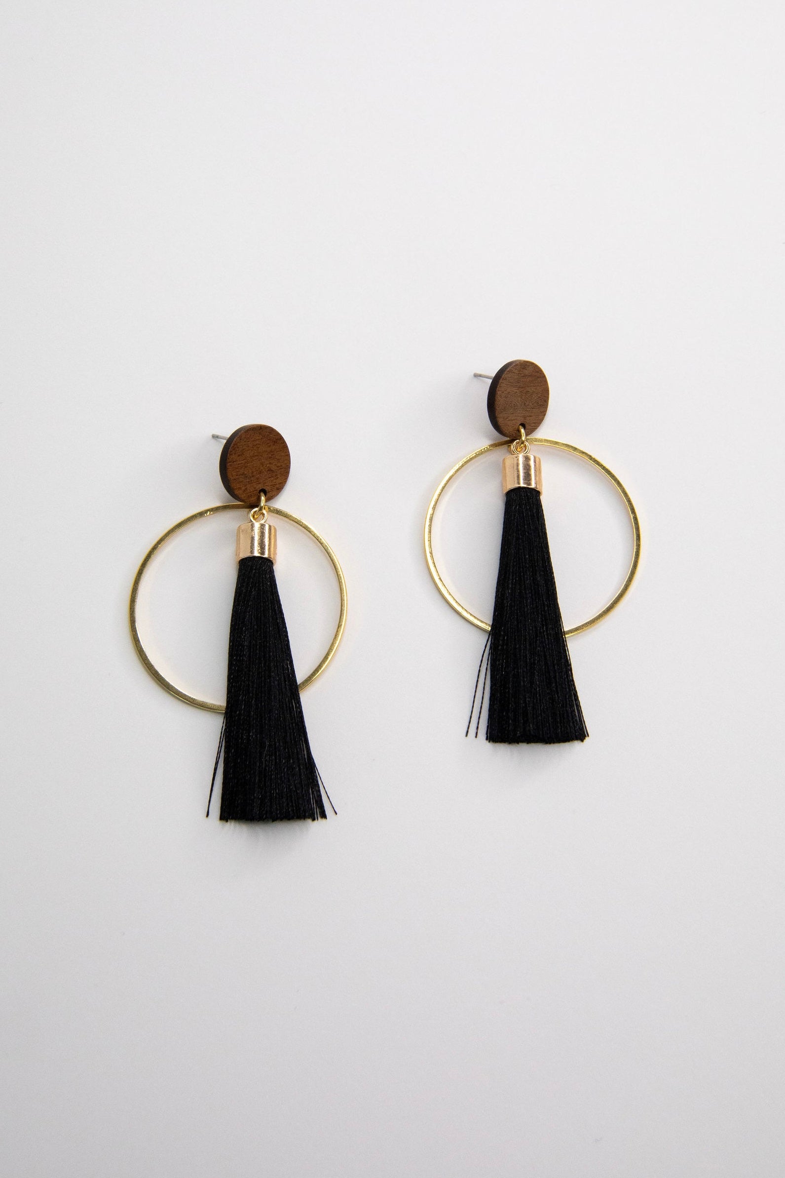 Boho Tassel Hoops